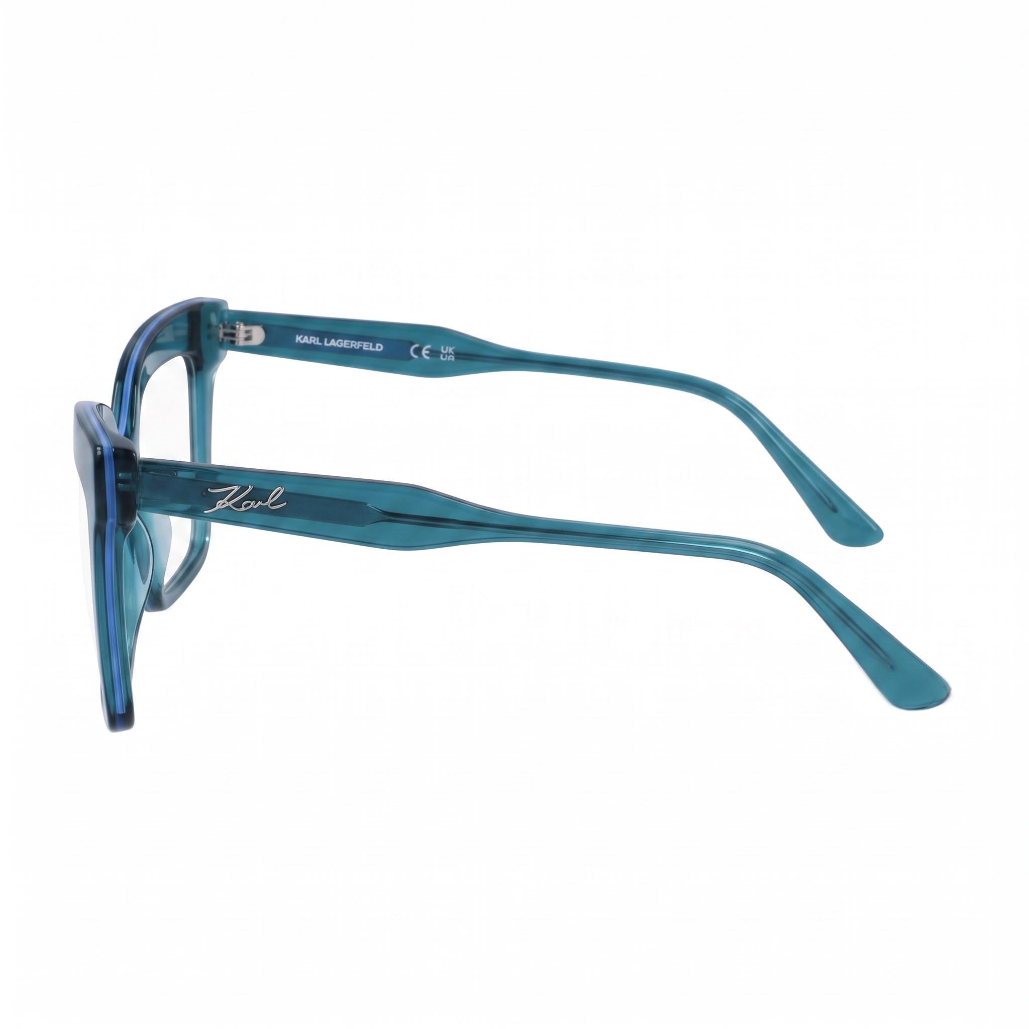 Gafas de sol KARL LAGERFELD Modern KL6136 para mujer con montura inyectada, color petróleo y lentes de policarbonato de 51 mm, Photo 3