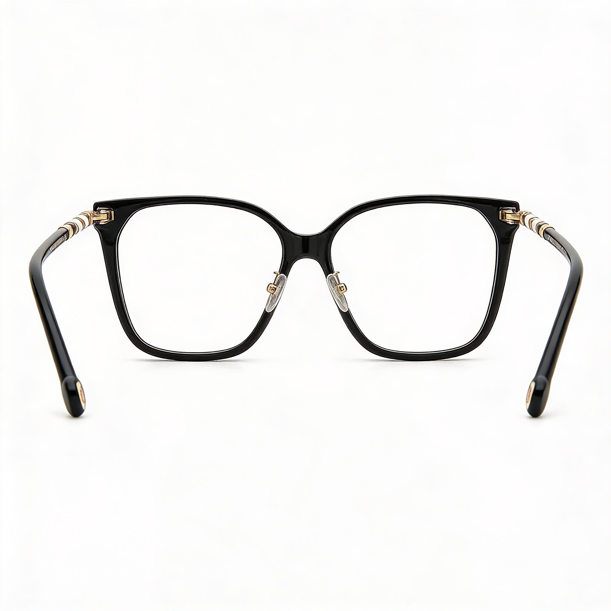 Carolina Herrera Modern Women's Black Acetate Square Eyeglasses 54, Photo 3