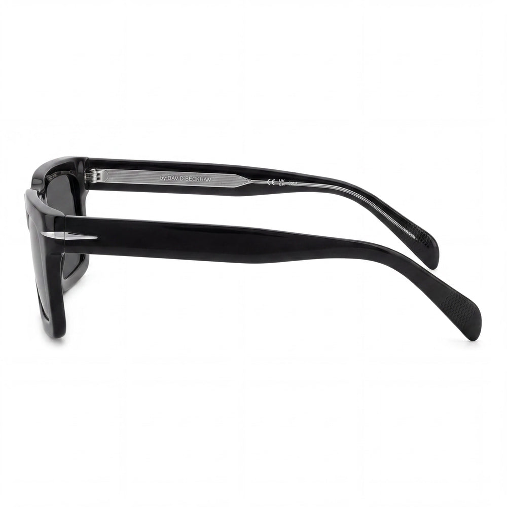Beckham DB 7126/S Men's Modern Style Acetate Frame Eyeglasses Black/Grey, Lens Width 51mm, Bridge 23mm