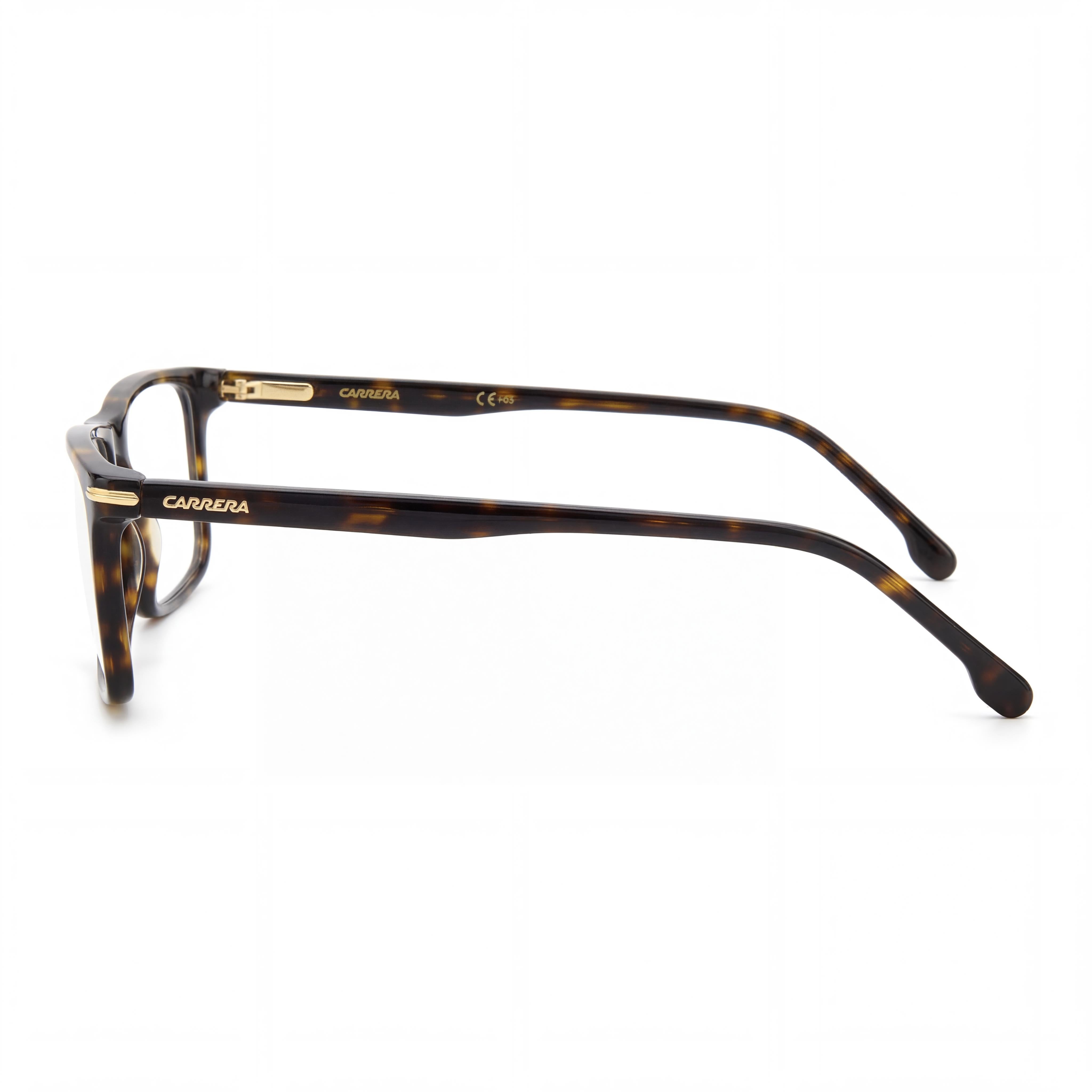 Gafas Ópticas Rectangulares de Acetato Ligeras para Hombre Carrera Modernas con Montura Oro Habana Marrón 53mm, Photo 2