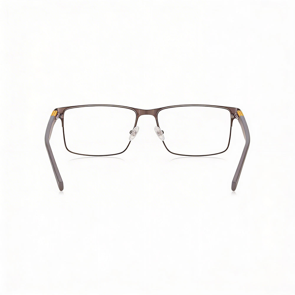 Timberland Comtemporary Men's Metal Frame Eyeglasses Matte Dark Anthracite Silver 56mm