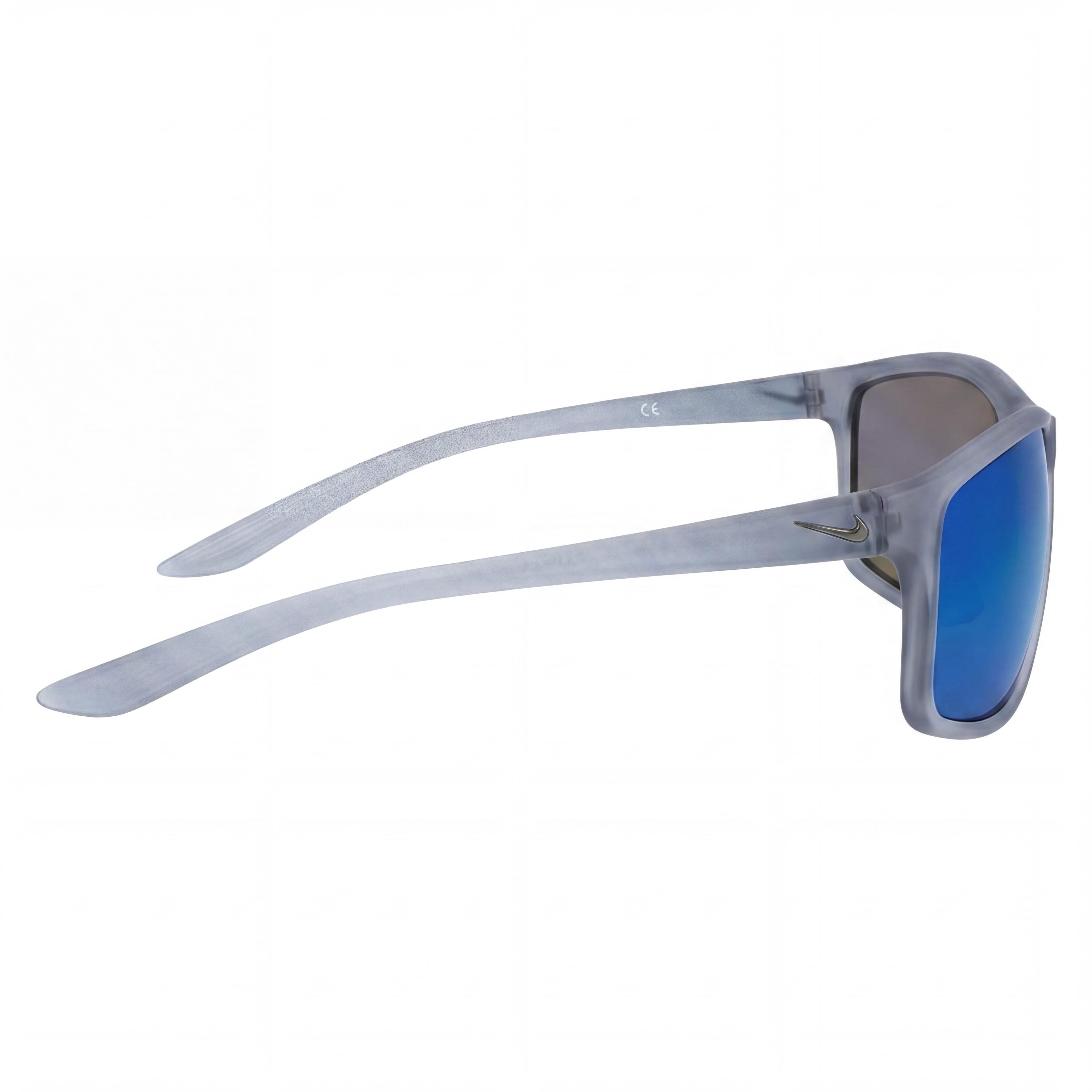 Nike Adrenaline M EV1113 Unisex Matte Wolf Grey Nylon Wrap Green Mirror Non-Polarized 100% UV Sunglasses 66mm, Photo 3