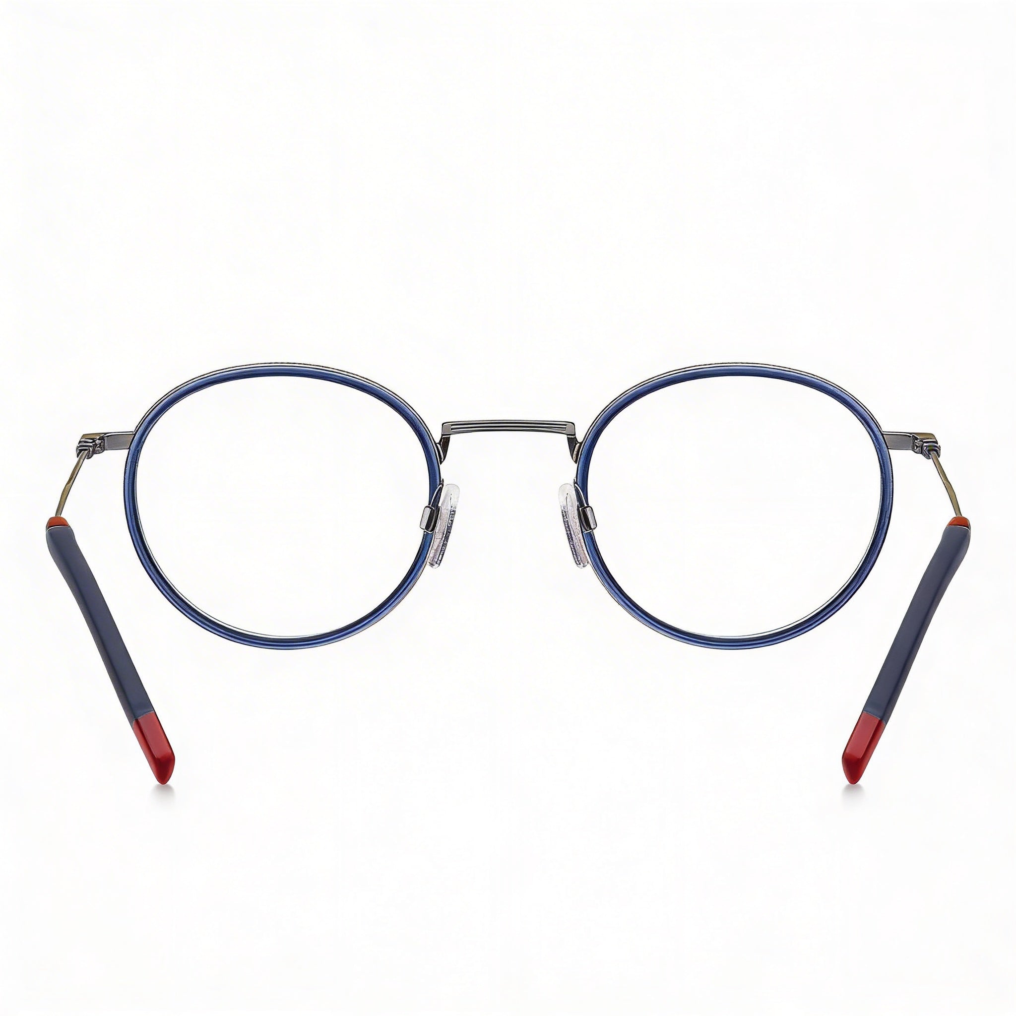 Tommy Hilfiger Th 1815 Men's Blue Metal Frame Eyeglasses with Polycarbonate Lenses 49mm, Photo 3