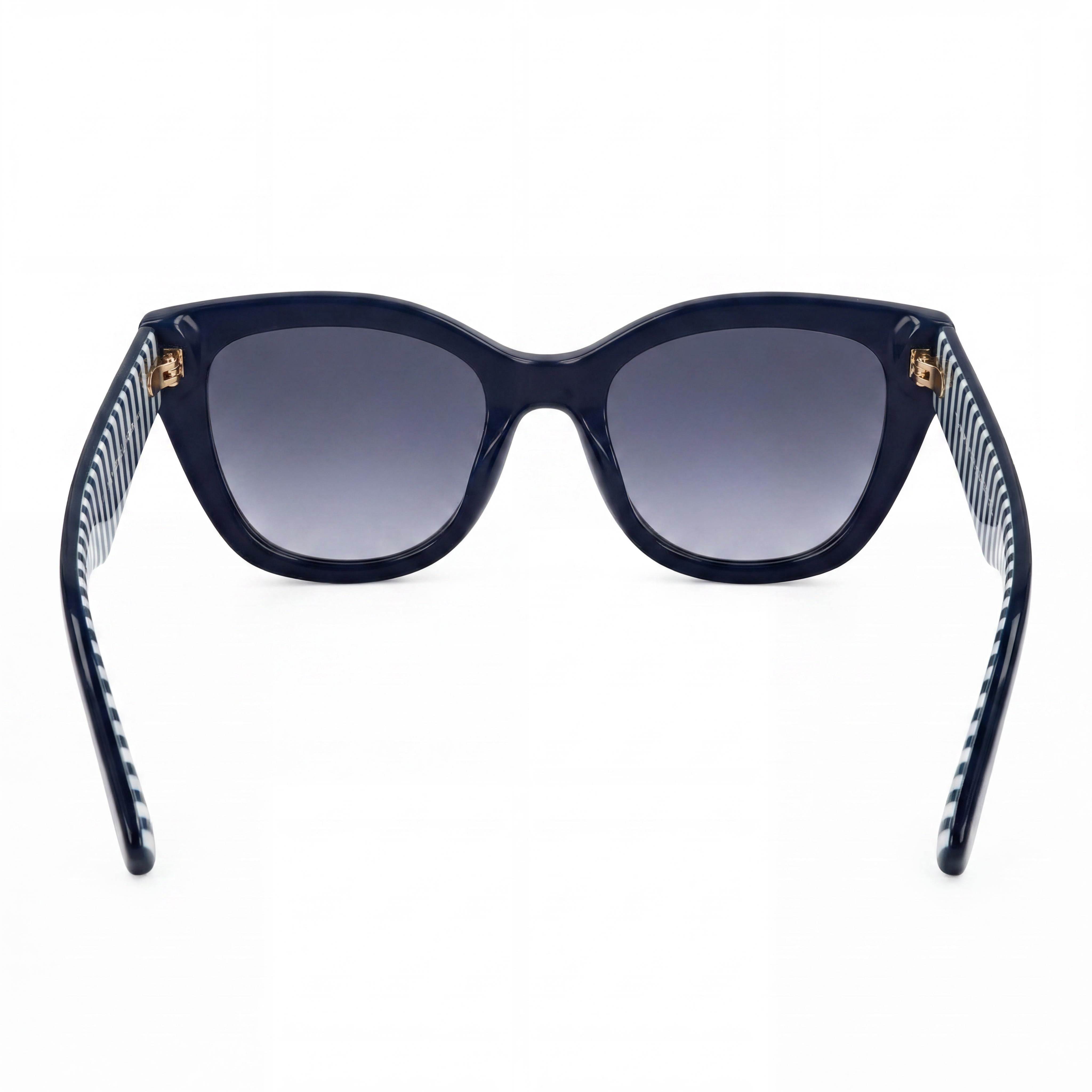 Gafas de sol Tommy Hilfiger casual para mujer, montura de acetato azul, lentes degradadas azul oscuro, protección UV, 52mm, Photo 3
