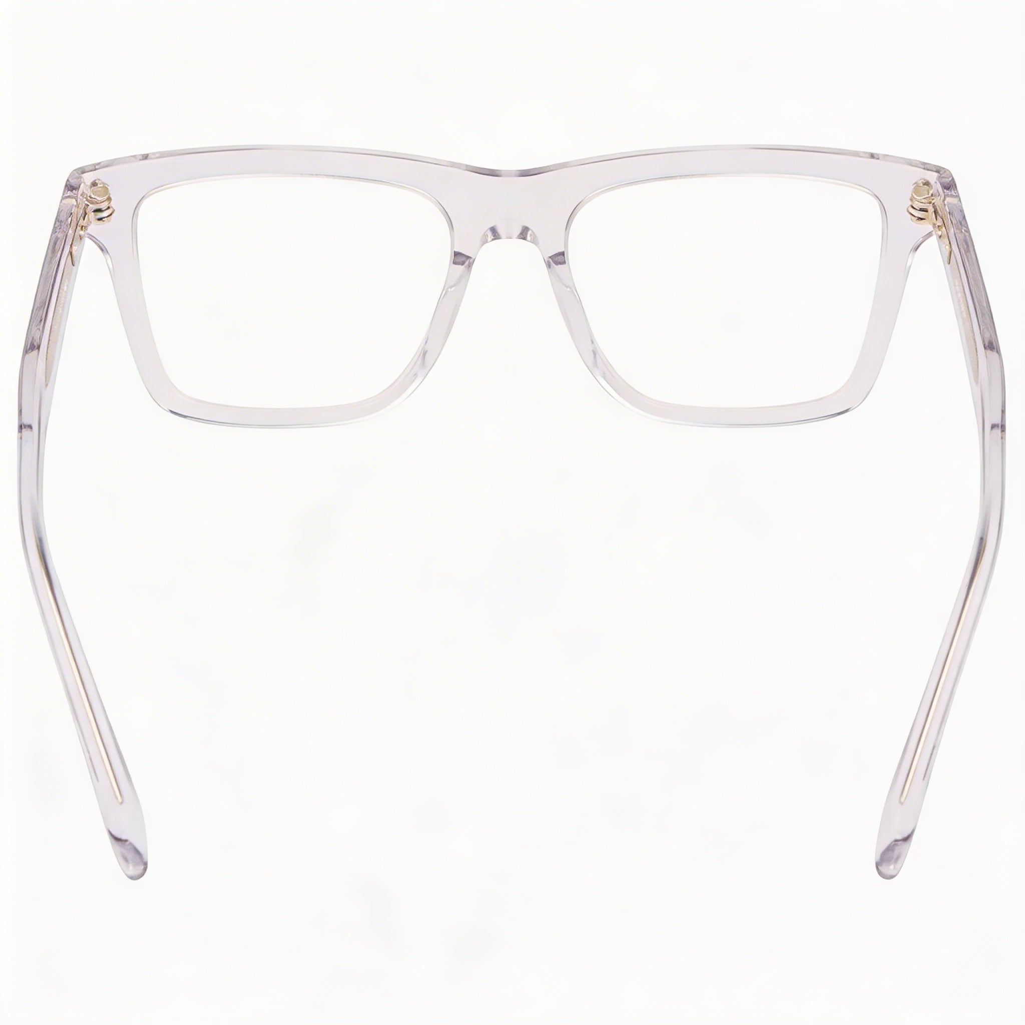 Salvatore Ferragamo Modern Women's Plastic Full Rim Square Eyeglasses Light Crystal Grey 53-19, Photo 3