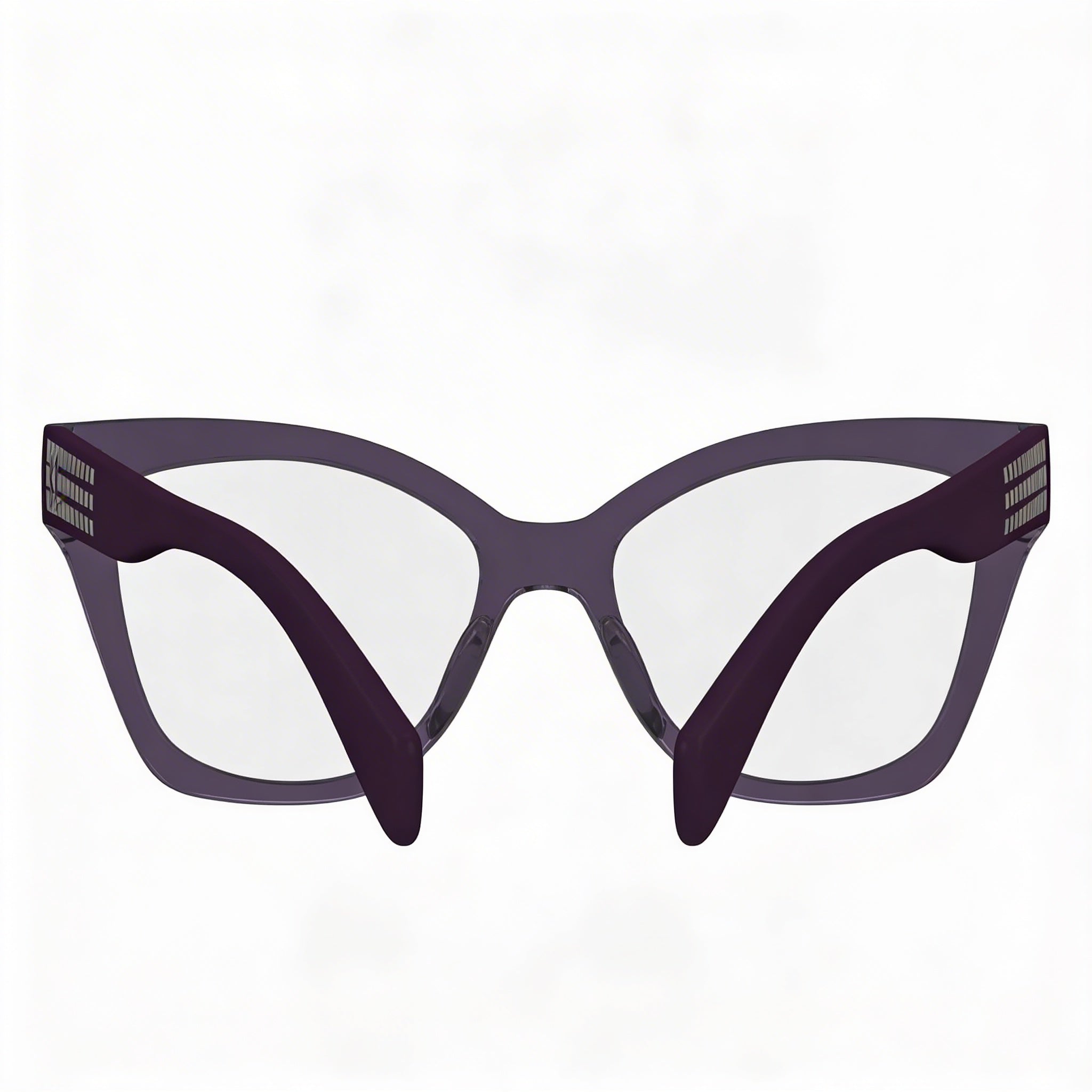 KARL LAGERFELD Modern Collection Women's Violet Injected Frame Eyeglasses with Polycarbonate Lenses 53mm, Photo 4