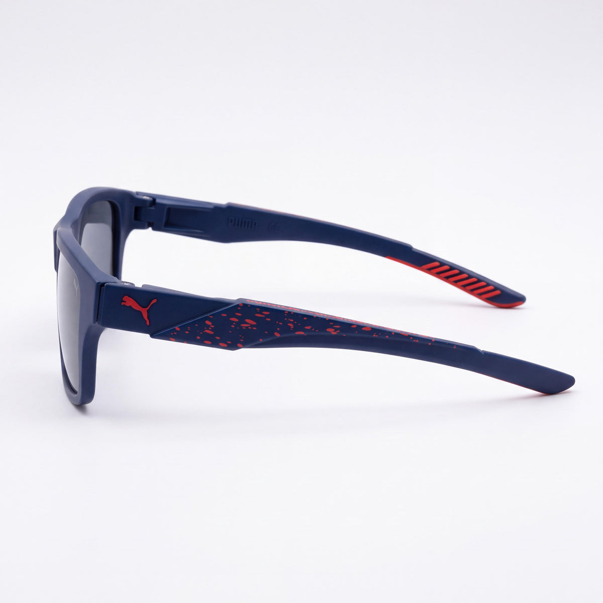PUMA PU0396S Unisex Recycled Blue Non-Polarized Sunglasses 56mm, Photo 3