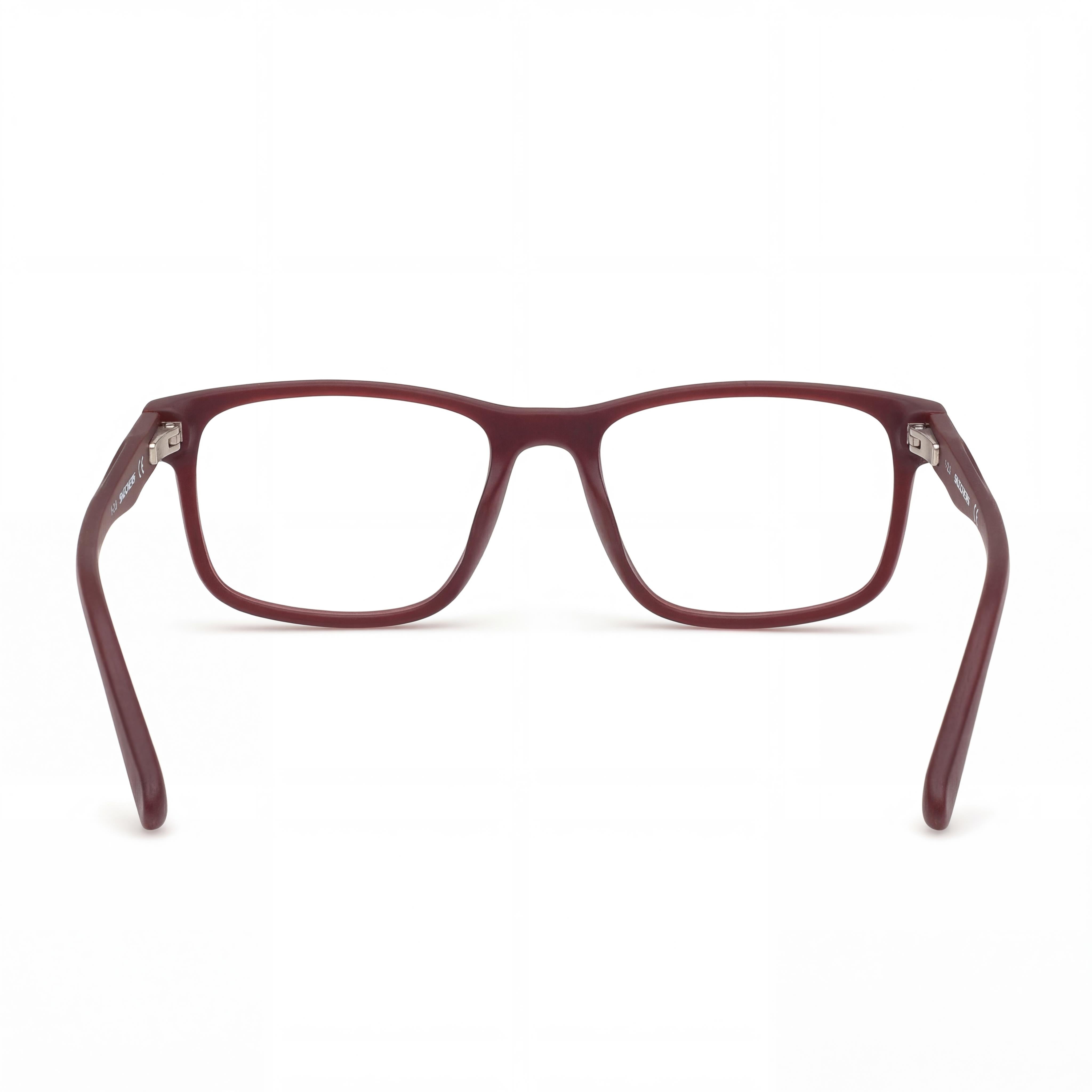 Skechers Gafas Deportivas Modernas con Montura Roja de Plástico y Lentes de Policarbonato Unisex, Ancho de Lente 52 mm, Ancho de Puente 16 mm, Longitud de Patilla 140 mm, Photo 3