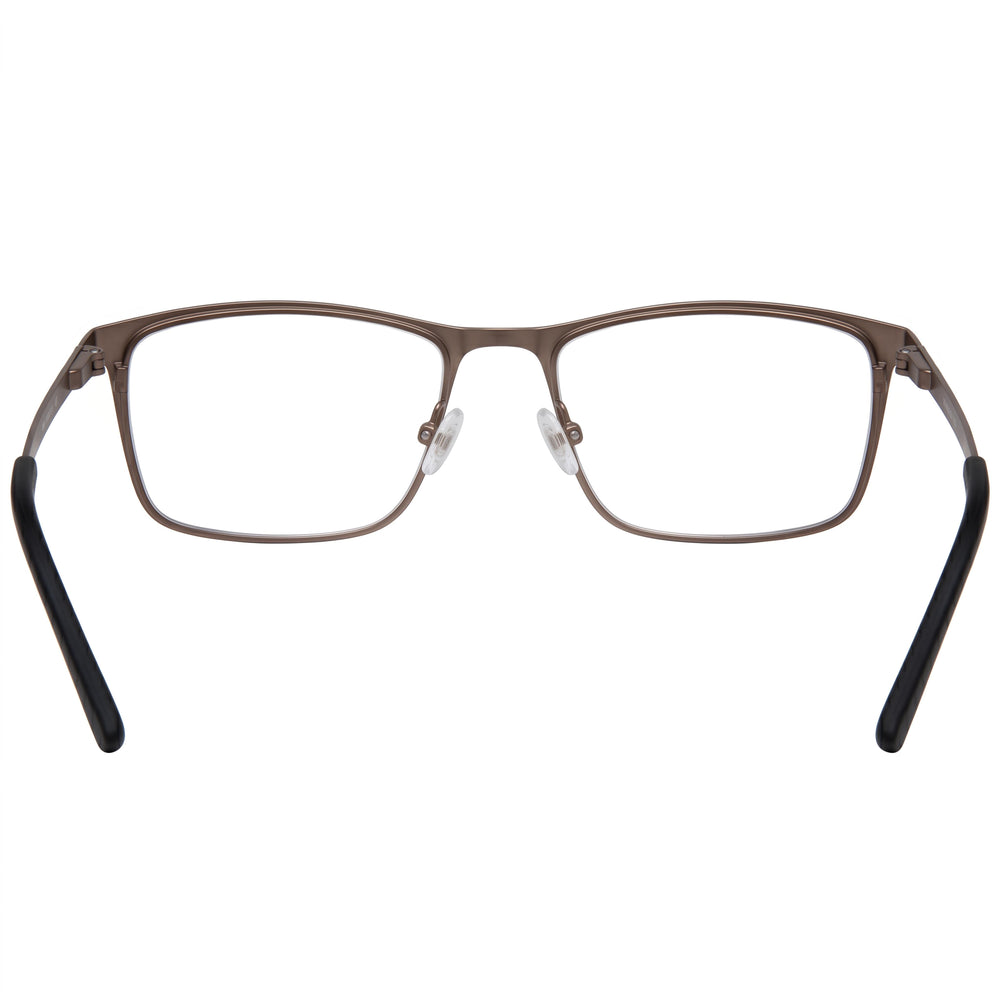 Armazón óptico para hombre Chesterfield Classic CH 100 XL/T JCA, gris titanio, ancho de lente 57 mm, puente 18 mm, longitud de patilla 150 mm