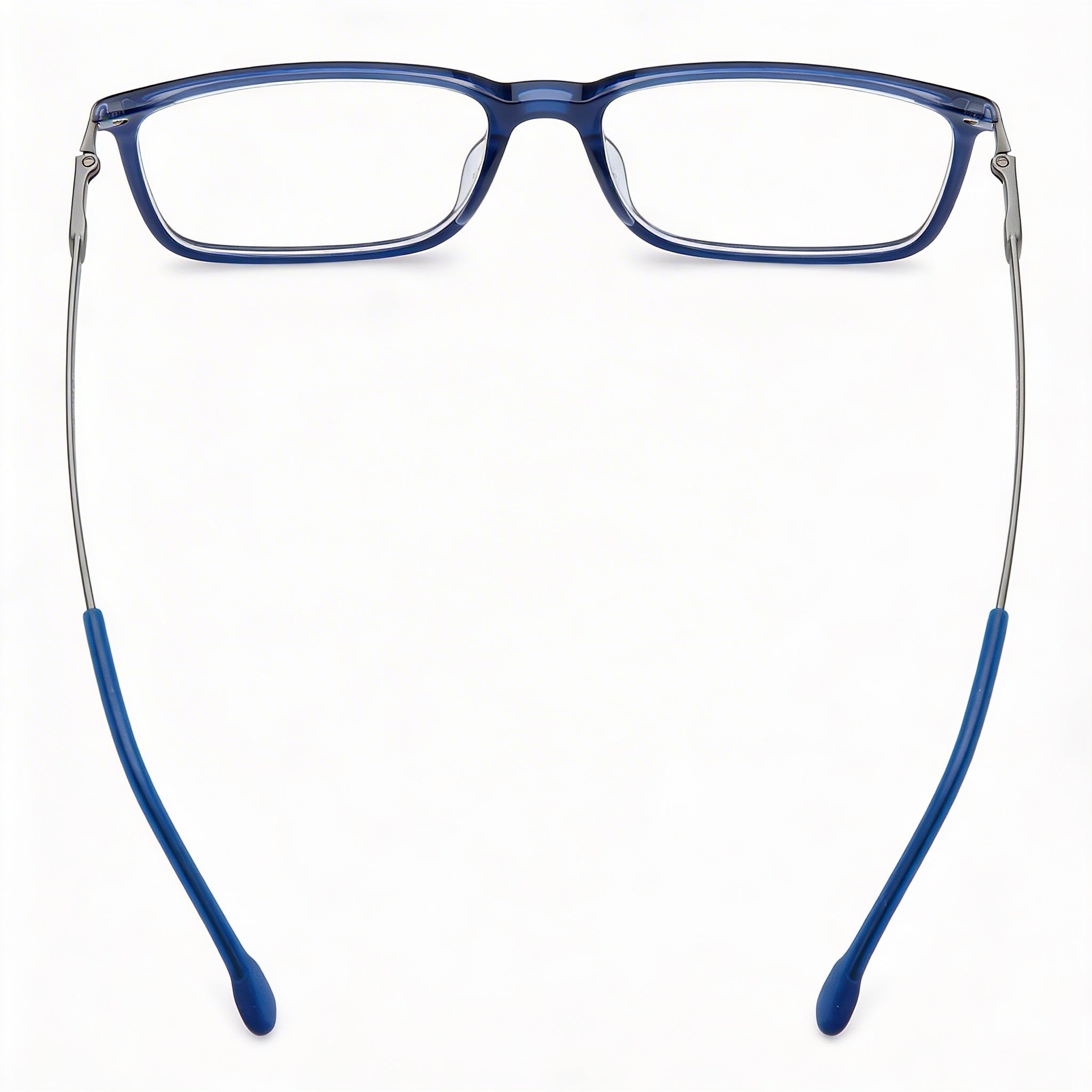Carrera Rectangular/Square Blue Light Acetate Semi-Rimless Optical Eyeglasses for Men 55-17-140, Photo 2