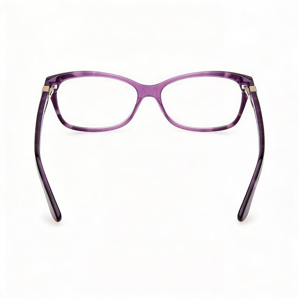 Gafas de vista Guess Gu2948-n para hombre con montura de plástico, rayas violetas brillantes, 53-14-140