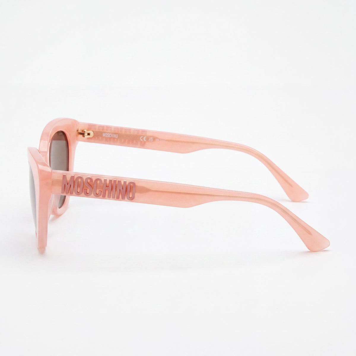 Moschino Casual Women's Orange Acetate Frame Grey Polycarbonate Lens UV Protection Sunglasses 51mm, Photo 3
