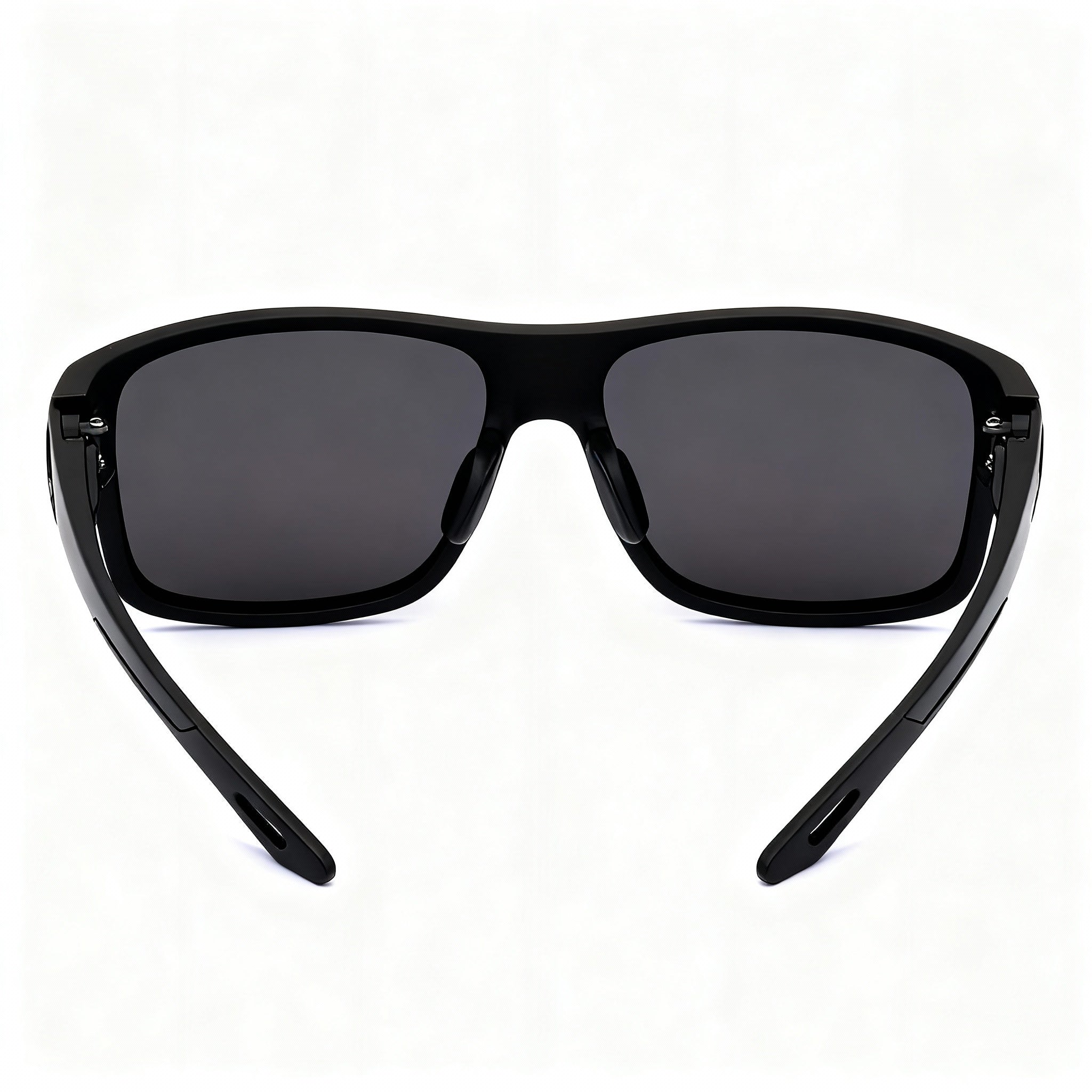 Under Armour Men's UA 0004/S Polarized Rectangular Propionate Sunglasses, Matte Black/Copper Frame, Matte Black Lens, 65mm, Photo 3