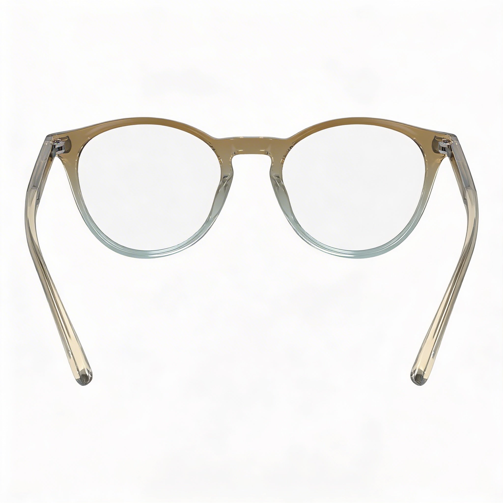 Calvin Klein Modern Unisex Iniettato Frame Eyewear with Polycarbonate Lenses, Khaki Azure, 50mm, Photo 2