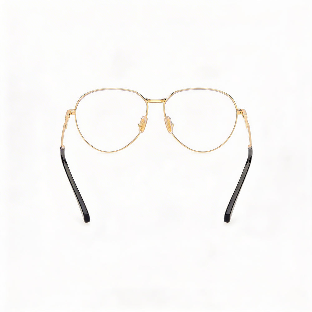 Gafas de sol MaxMara MM5178 para mujer con montura y lentes en dorado intenso brillante, ancho de lente de 56 mm