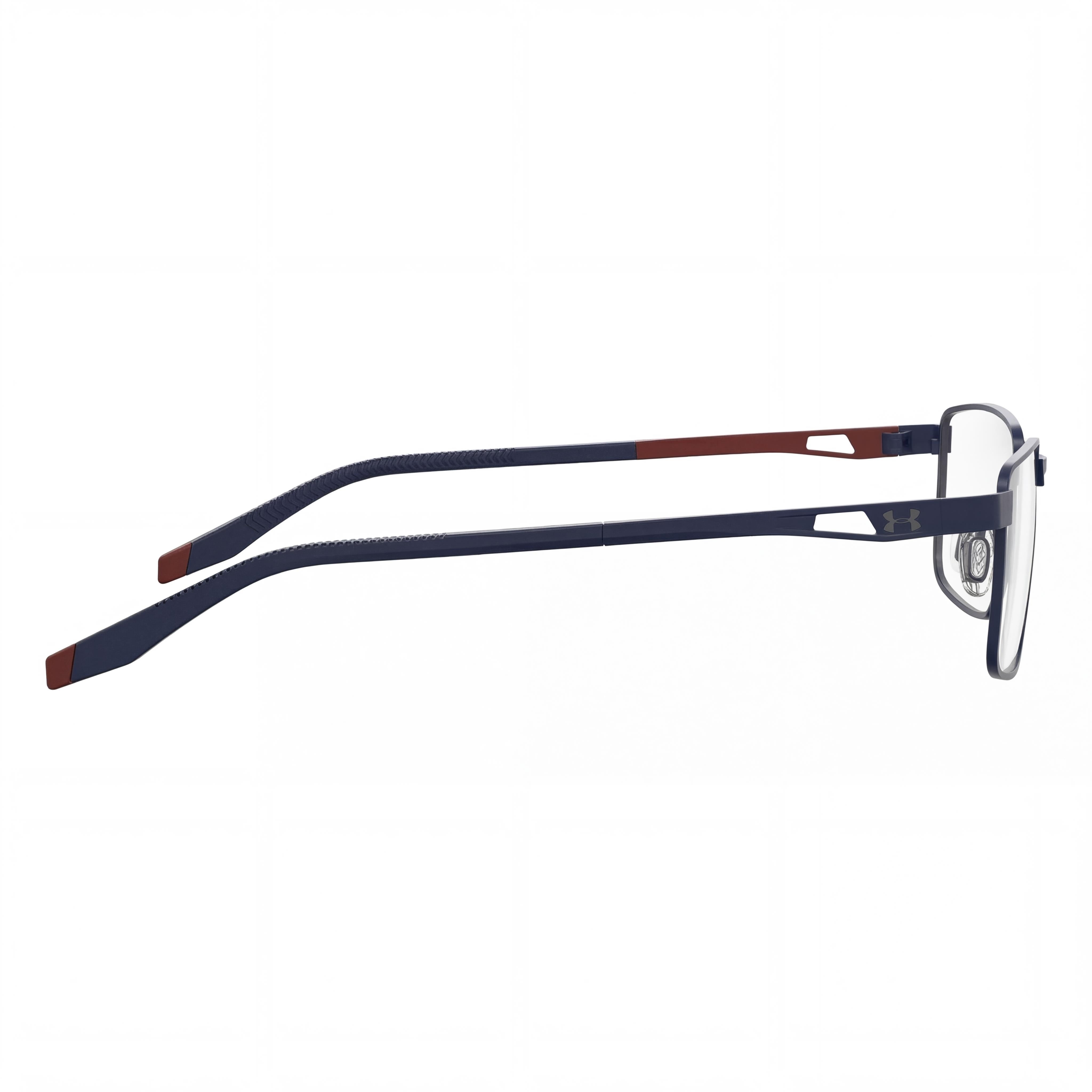 Under Armour Women's Casual Lox Matt Blue Orange Titanium Frame Sunglasses 57/16/150, Photo 2
