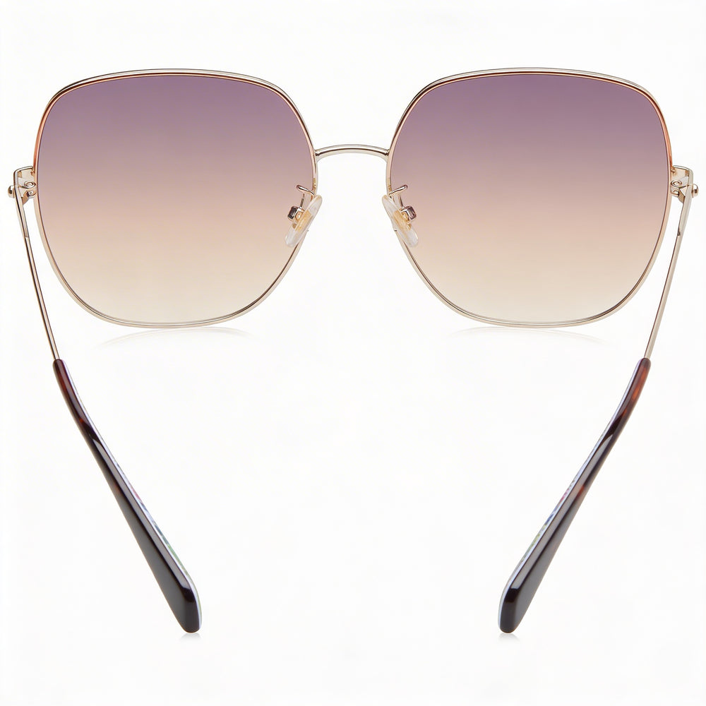 kate spade new york Gafas de Sol de Temporada para Mujer Rojas Metal Dorado Protección UV con Lentes de Policarbonato 59mm