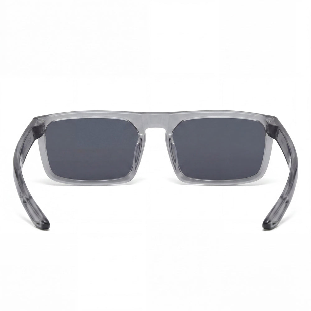 Gafas de sol rectangulares Nike Modern para mujer de plástico no polarizadas, gris lobo gris oscuro 55 mm