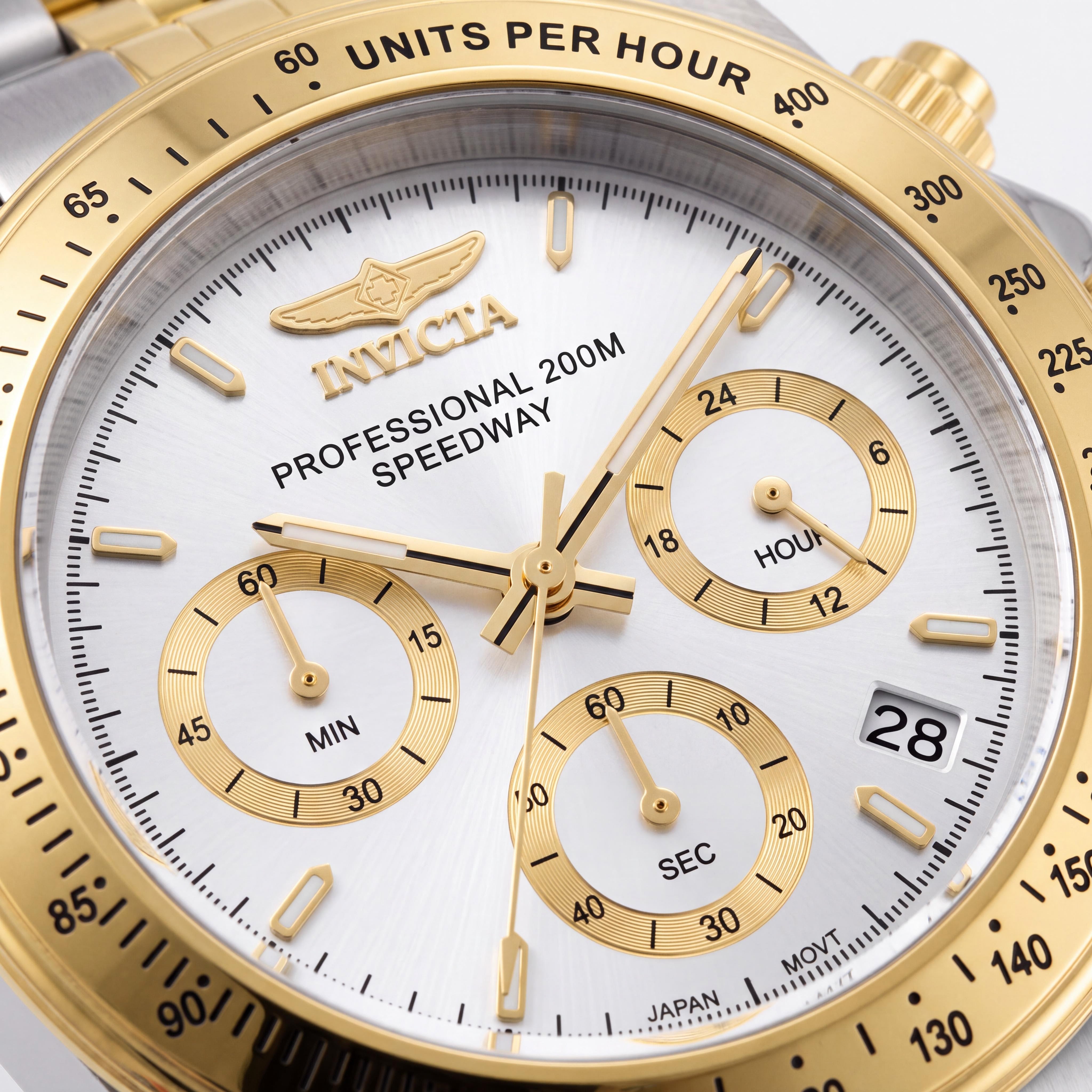 Reloj Invicta Speedway 30991 Cronógrafo Unisex de Acero Inoxidable Plateado Cuarzo 39mm Sumergible 20 ATM, Photo 2