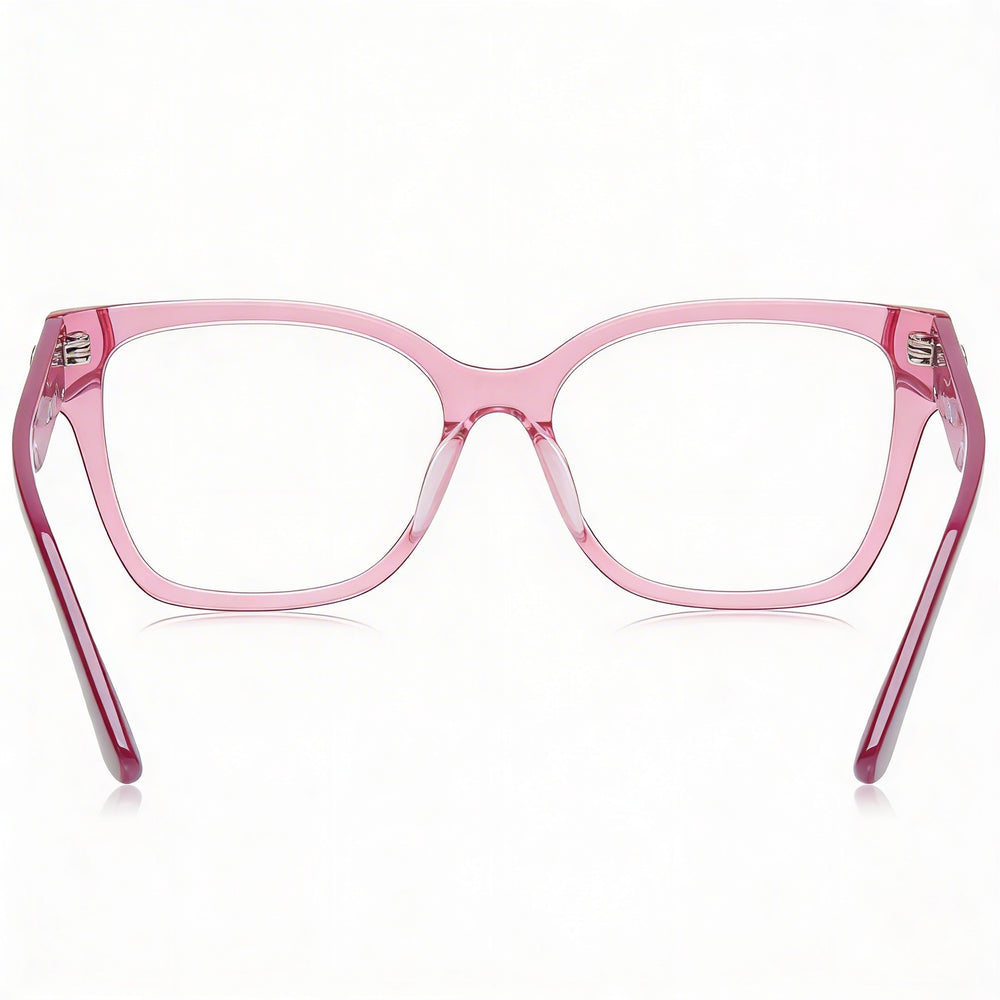 Gafas de sol Karl Lagerfeld informales de mujer con montura de acetato color fresa y lentes de policarbonato no polarizadas de 54 mm