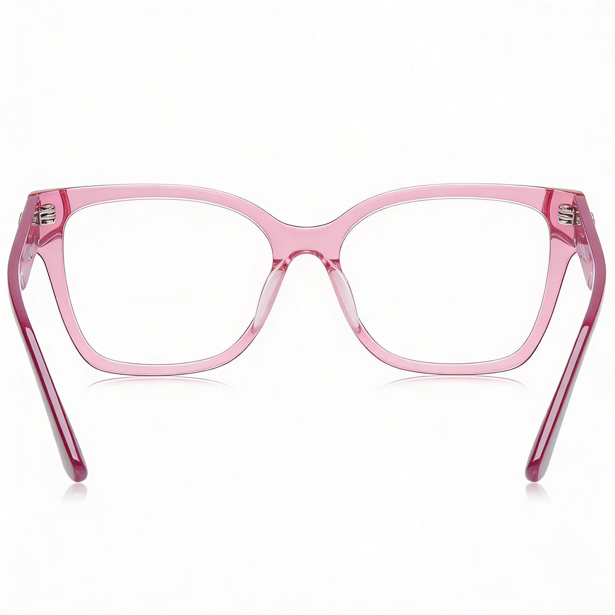 Gafas de sol Karl Lagerfeld informales de mujer con montura de acetato color fresa y lentes de policarbonato no polarizadas de 54 mm, Photo 3