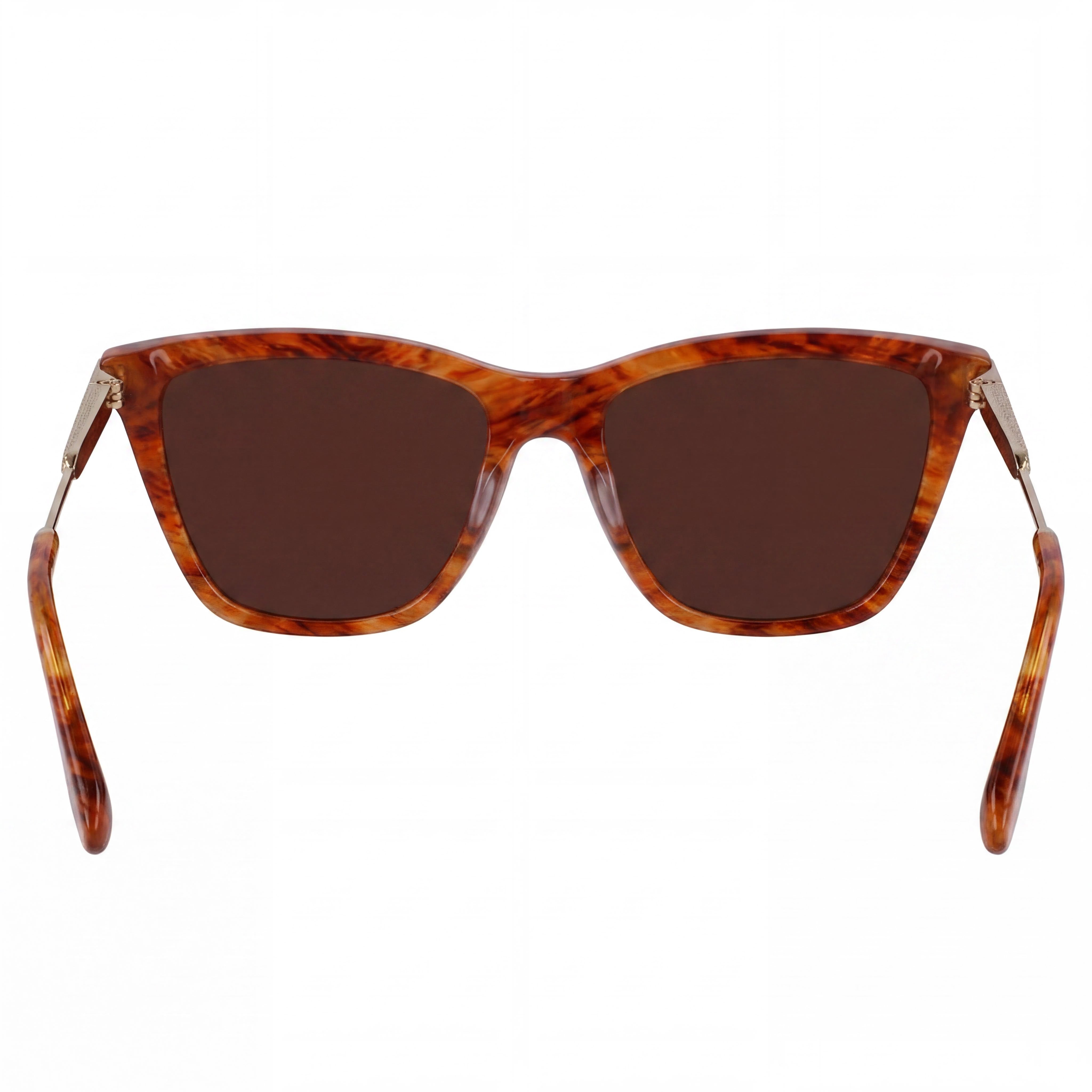Victoria Beckham Modern Women's Acetate Non-Polarized Amber Horn Sunglasses 57mm, Photo 4