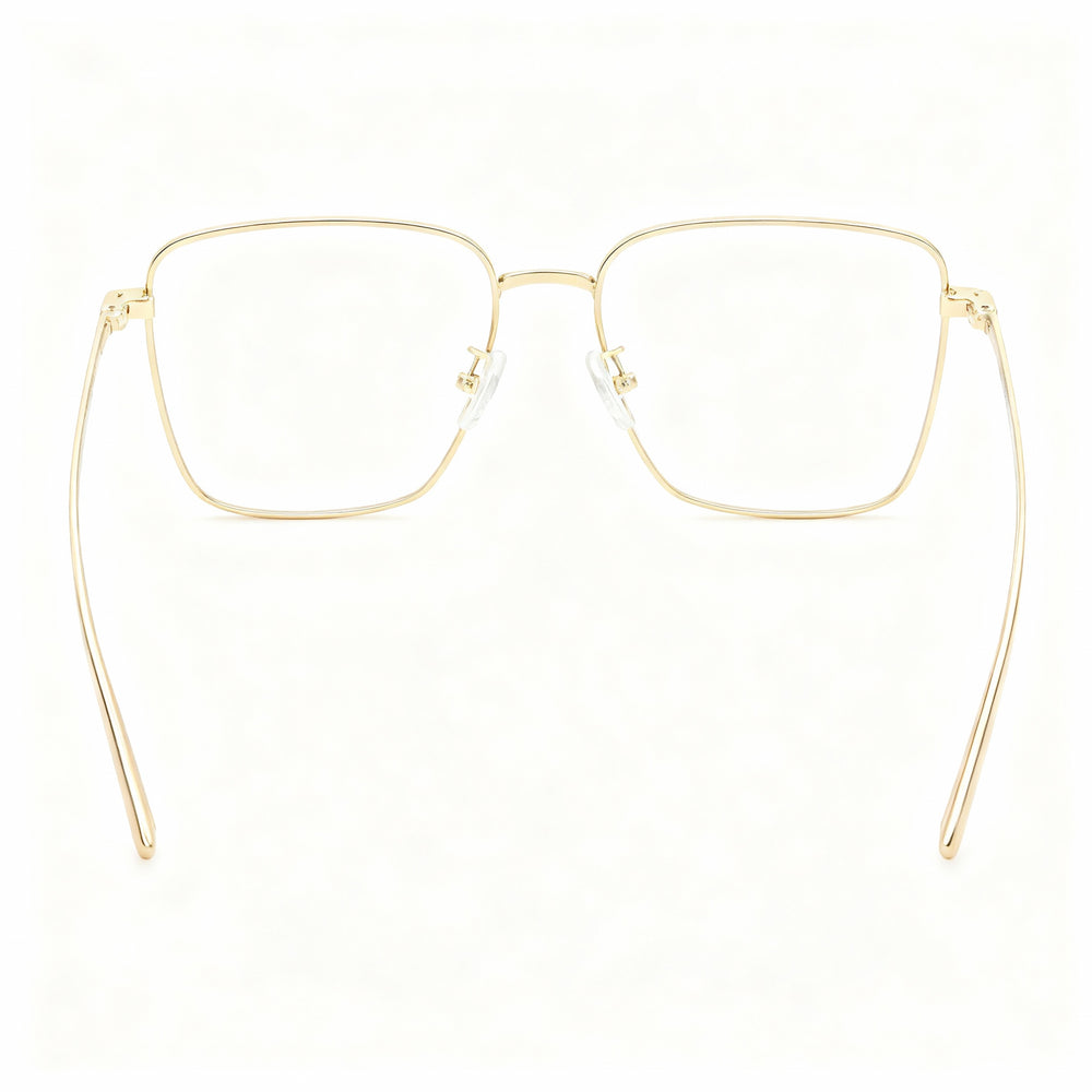 Gafas Carrera 3022 para mujer, montura completa de metal dorado y negro, lentes de 55 mm, puente de 17 mm, patillas de 140 mm
