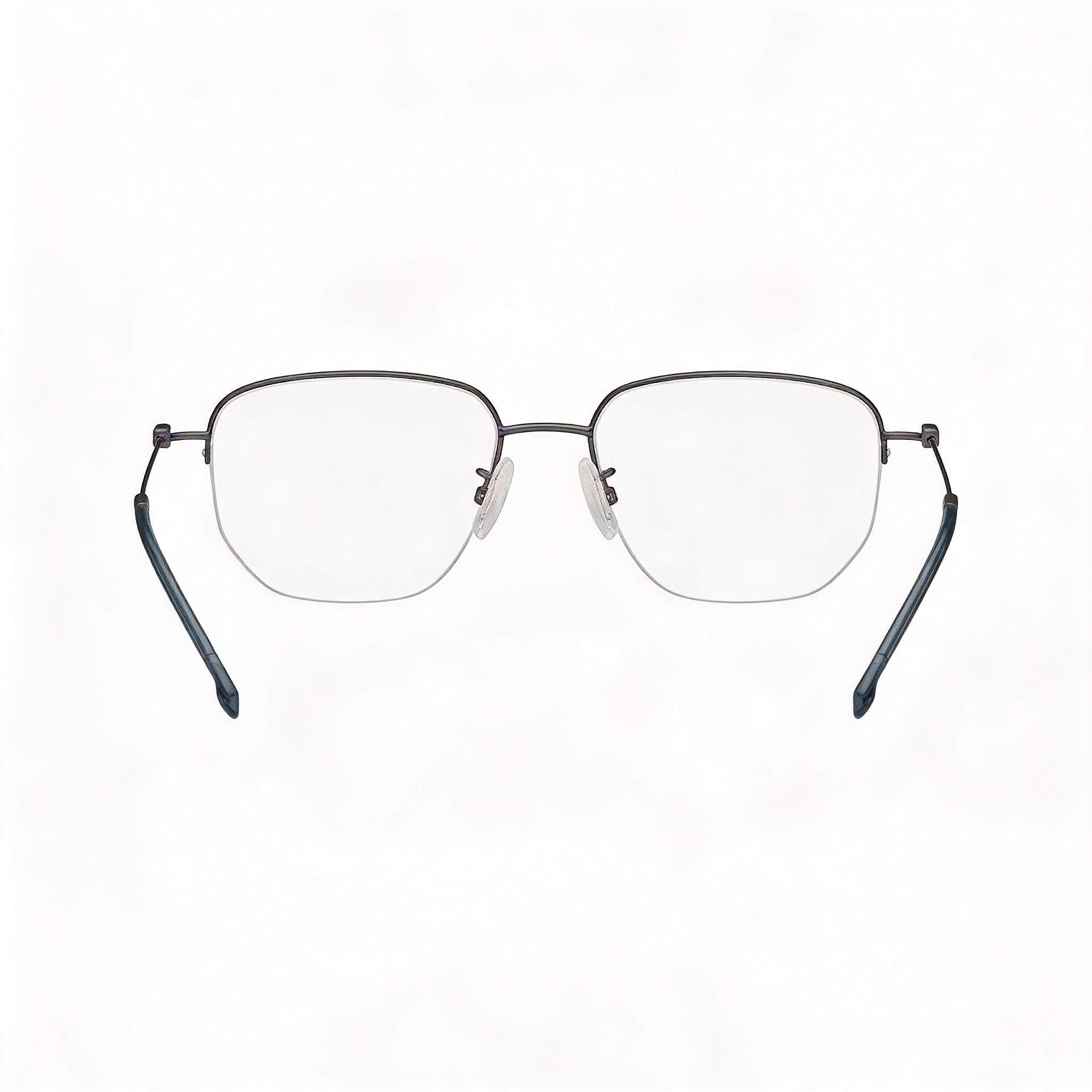 Hugo Boss Modern para hombre Gafas no polarizadas de aleación de acero, rutenio oscuro mate 54 mm, Photo 3