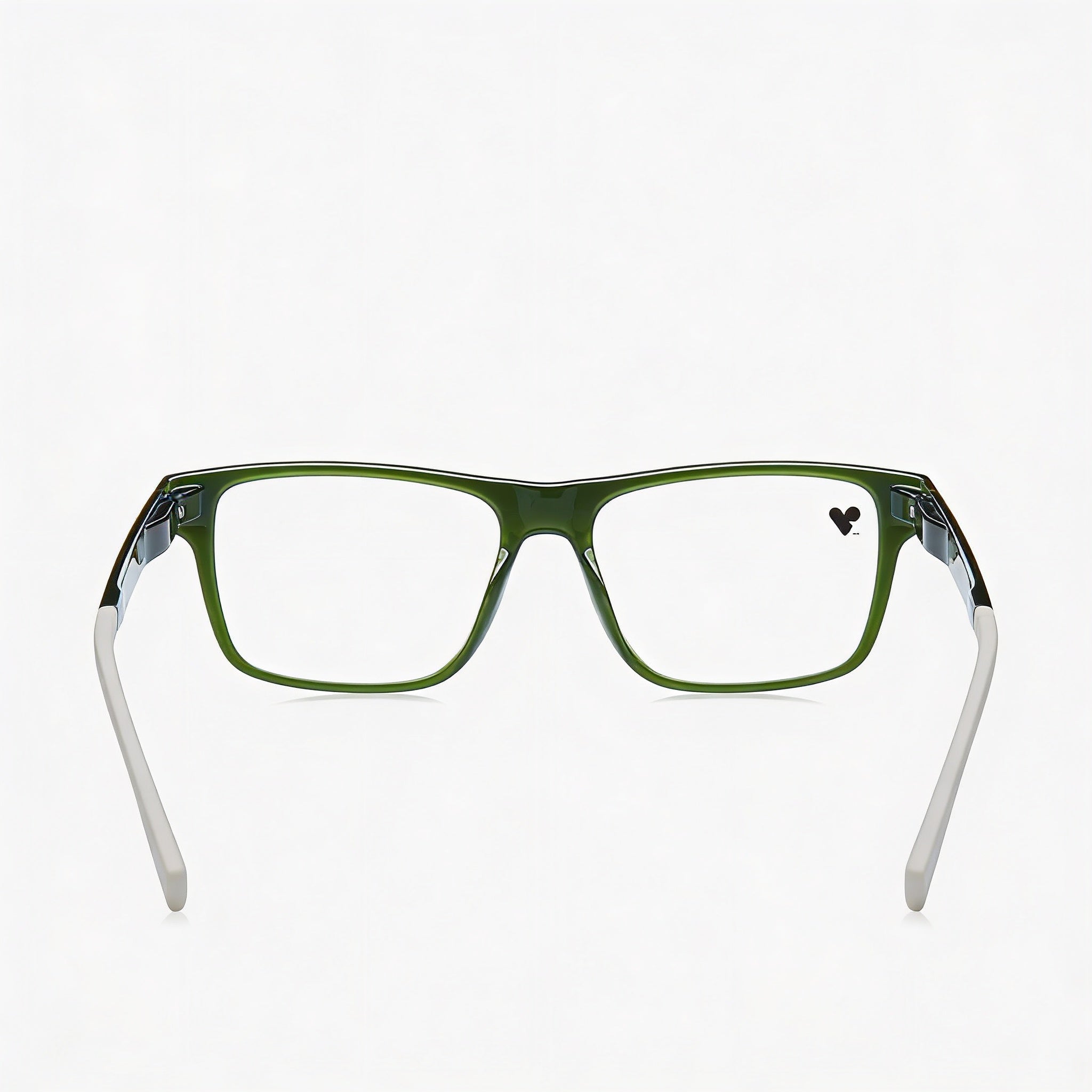Lacoste Modern Women's Eyewear, featuring an Injected Frame in Green Lumi and Polycarbonate Lenses, Size 49mm, Photo 4