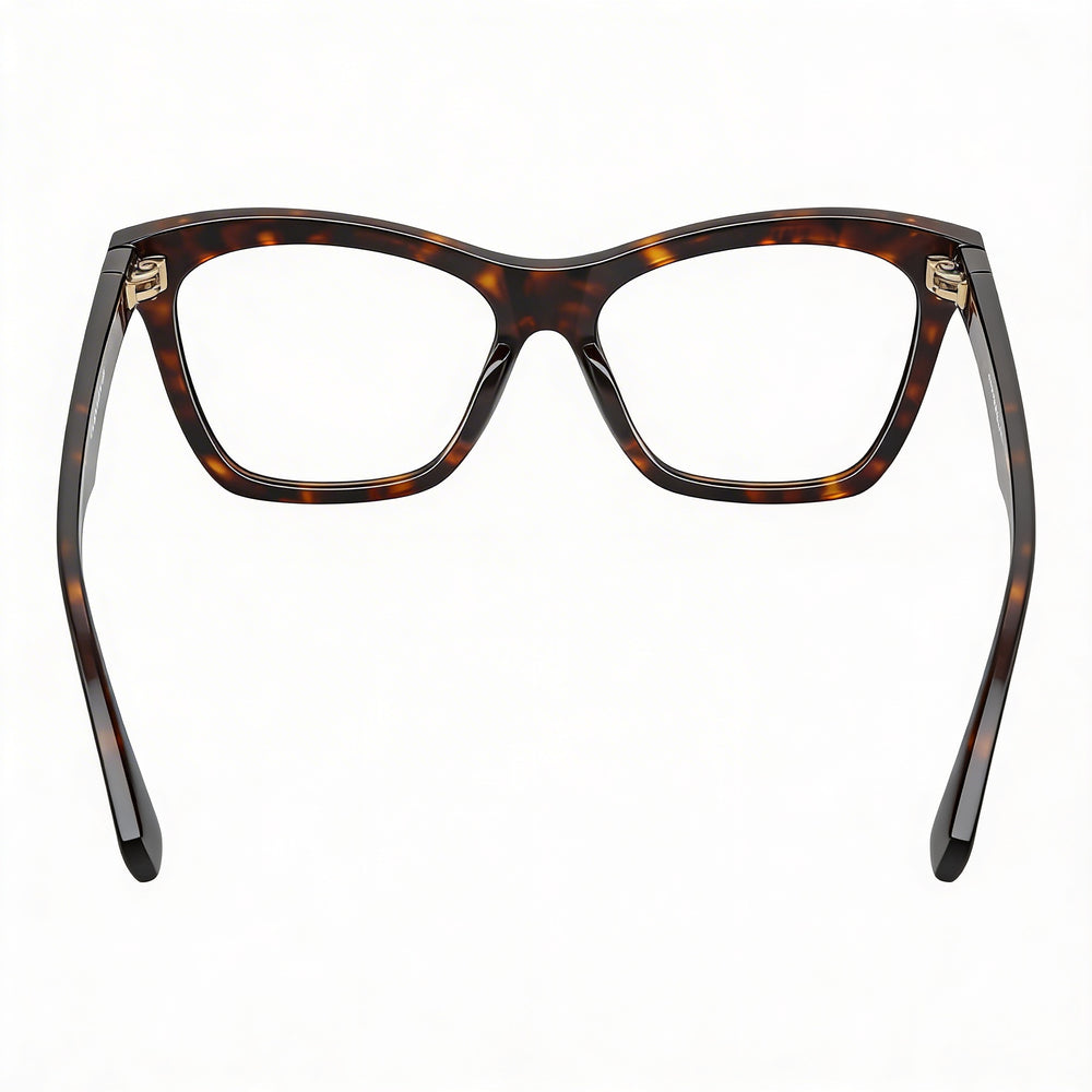 BURBERRY Women's Tortoise Optical Frames with Clear Demo Lenses, Lenses can be Replaced with Custom Prescription Lenses
