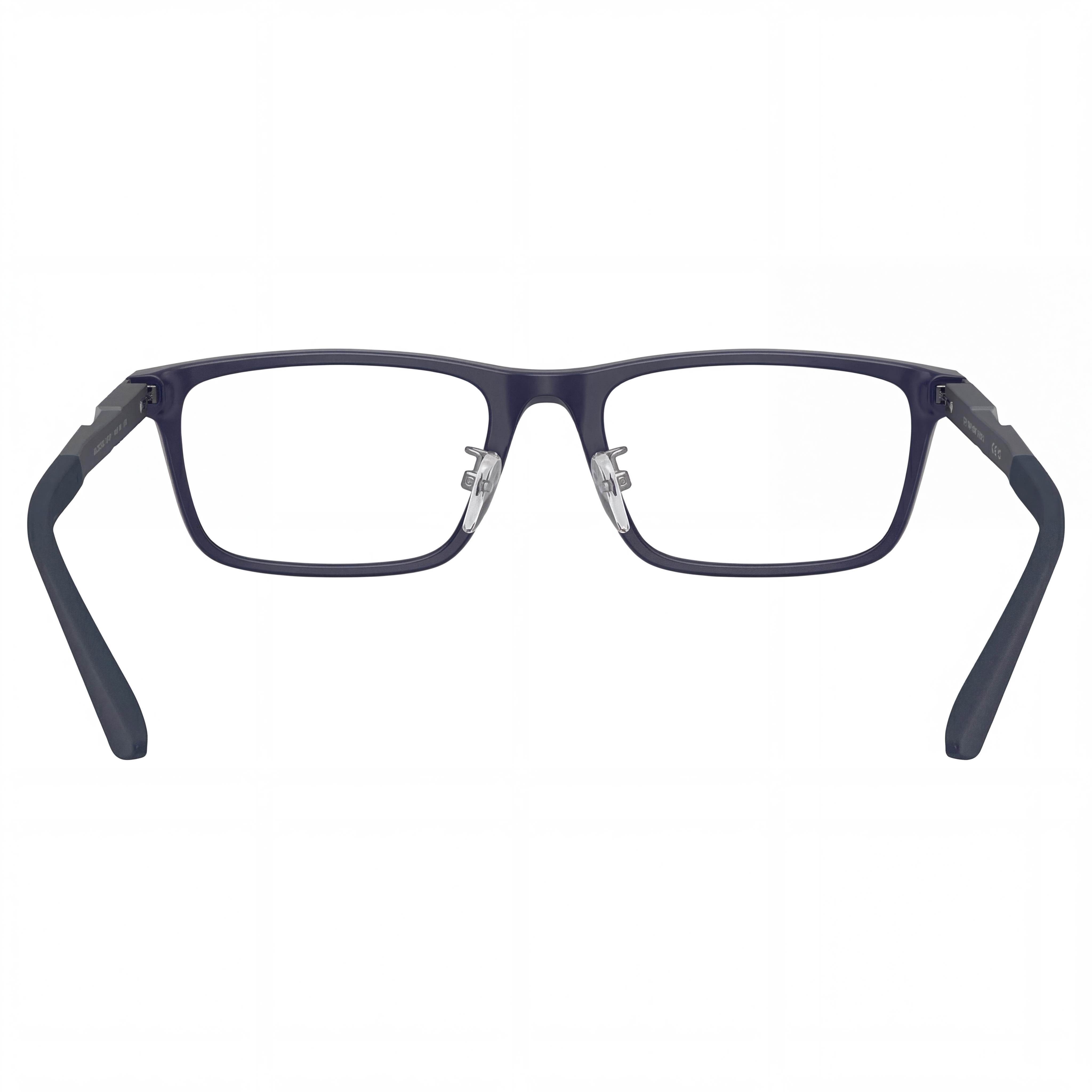 Gafas Emporio Armani Ea3251d, modelo rectangular, montura de plástico azul oscuro mate, para hombre, calibre 55 mm, Photo 3