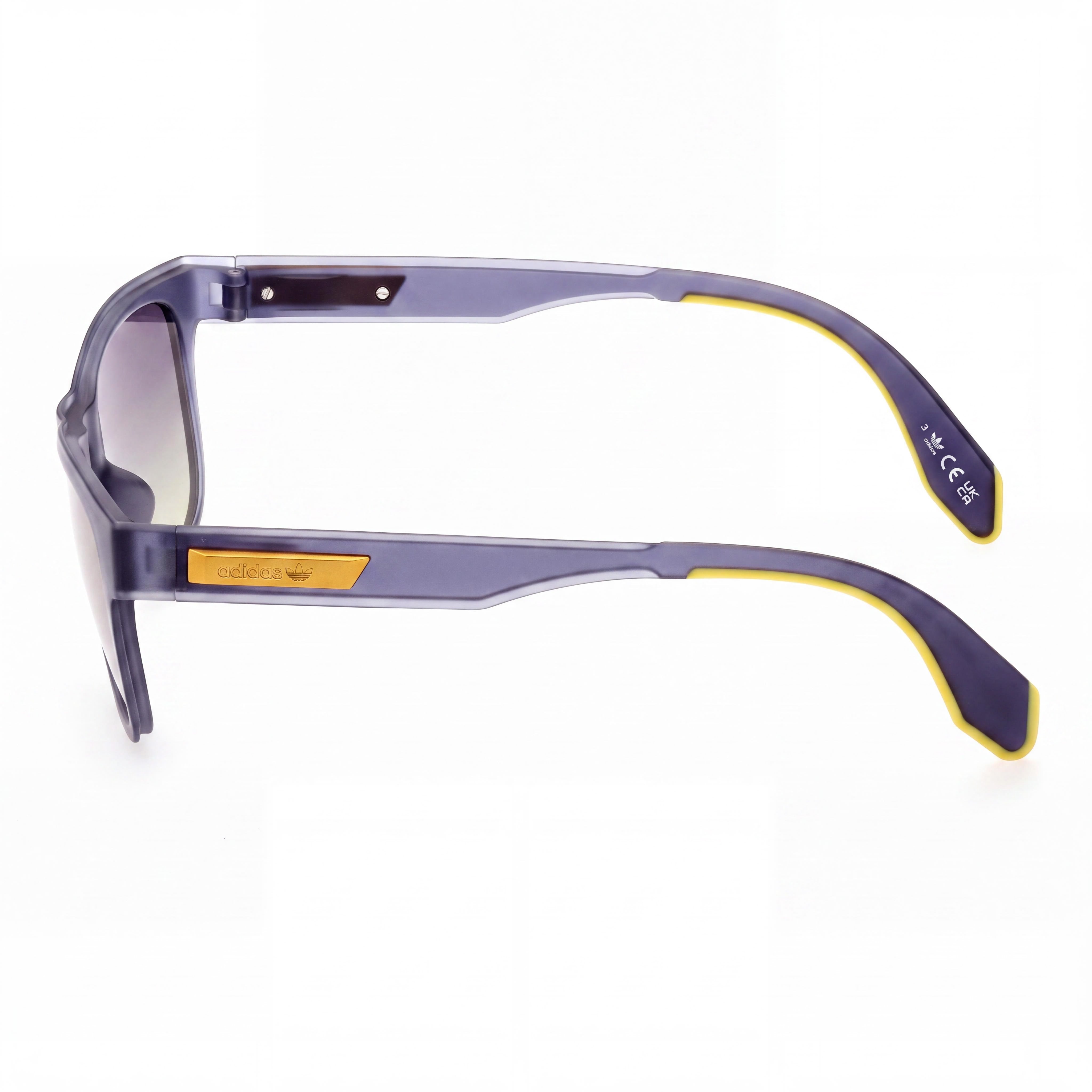 adidas Originals OR0079 Unisex Sunglasses - Matte Blue Plastic Frame | Blue Mirror Lenses | 51mm, Photo 2