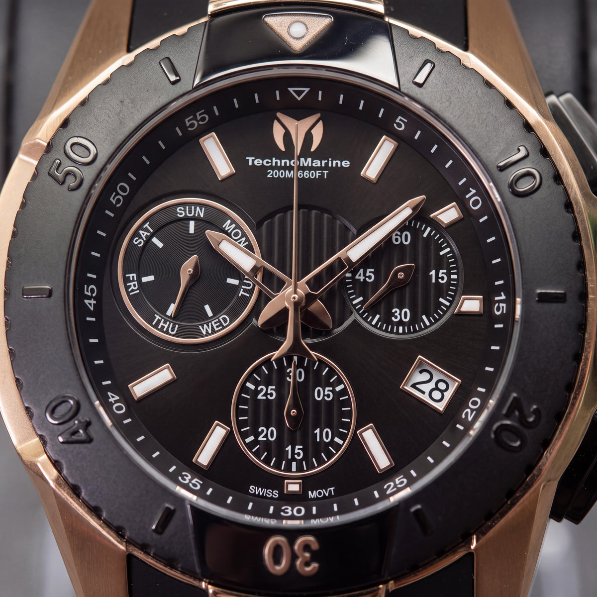 TechnoMarine TM616005 Men's Multicolored Quartz Chronograph Watch with Luminous Dial, 48mm Case, Photo 2