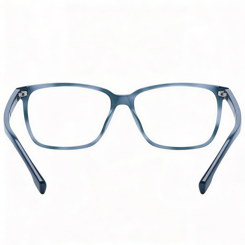 Hugo Boss Boss 1300/U Gafas Unisex con Montura de Plástico Azul Habana y Lentes de Policarbonato 57mm