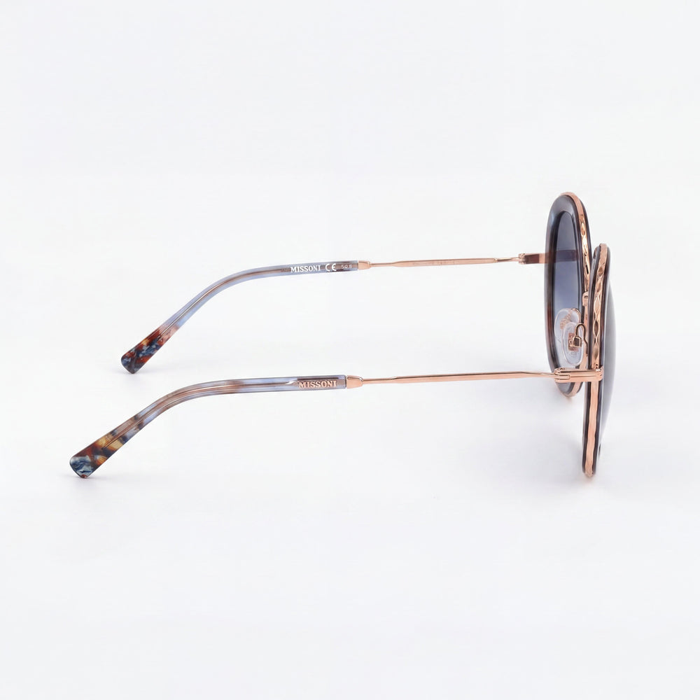 M Missoni Mis 0034/s Casual Women's Azuhvna Pink Stainless Steel Non-Polarized Sunglasses 53mm