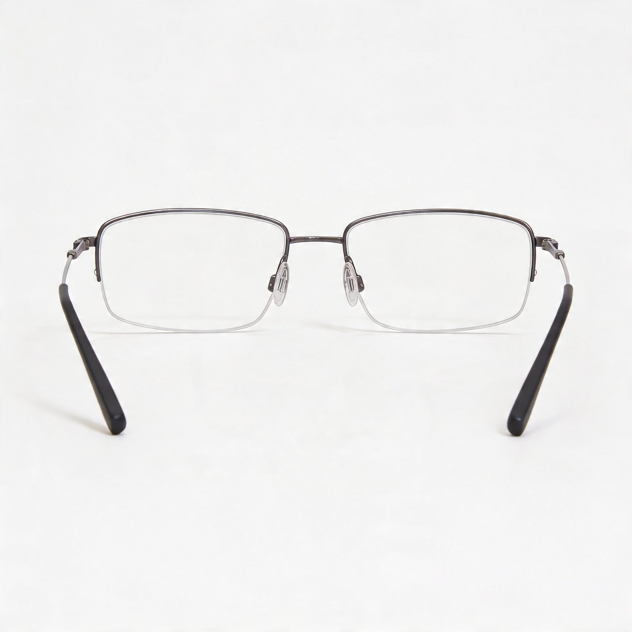 Flexon Modern Unisex Acetate Eyeglasses Frame in Gunmetal with 55mm Lens, 18mm Bridge, 145mm Temple, Photo 3