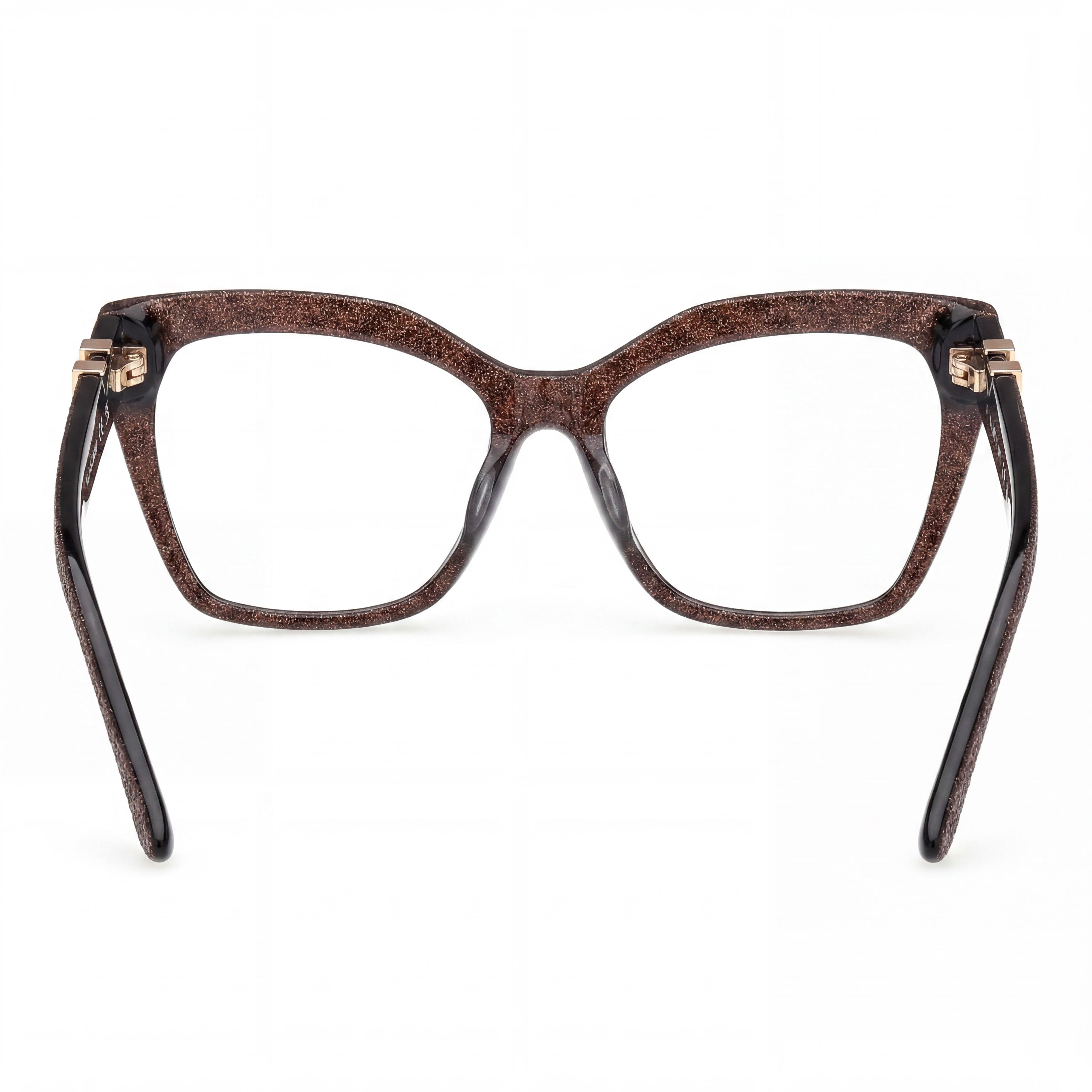 GUESS by Marciano Clásicas para mujer, Montura de Plástico Negro Brillante, Lentes de Policarbonato Multicolor, Ancho de Lente 55mm, Photo 3