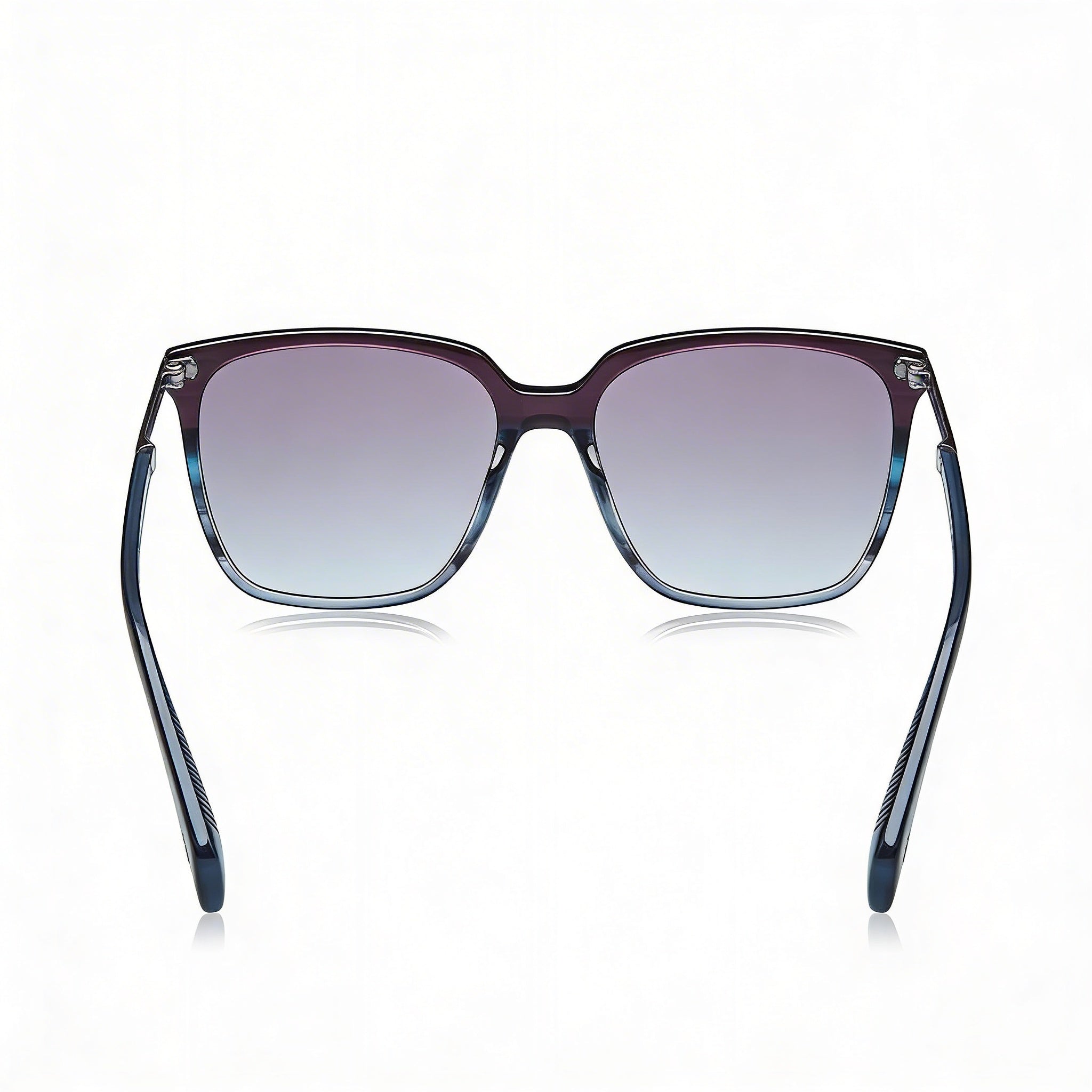 Rag & Bone Modern Women's Blueviolhorn Acetate Square Sunglasses 55mm, Photo 4