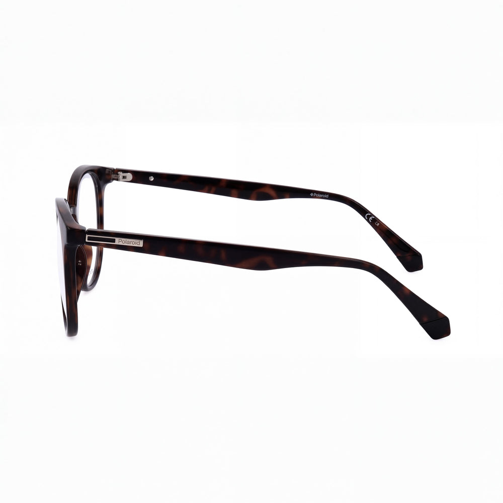 Gafas de sol Polaroid Pld D379 para hombre, color Havana, con lentes de demostración transparentes, graduadas, de 53 mm