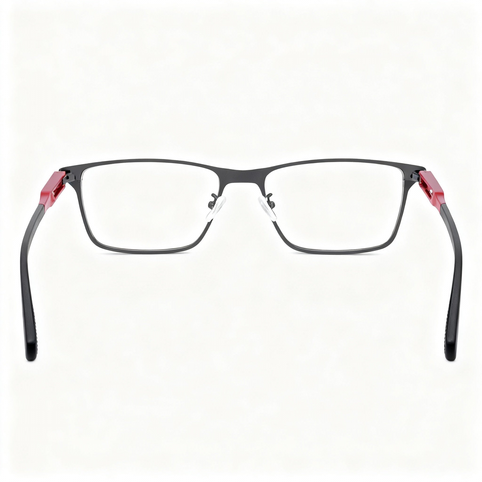 Adidas Sp5021 Men’s Polarized Metal Eyeglasses – Gunmetal Frame, Clear Polycarbonate Lens, Size 54-18-140, Photo 4