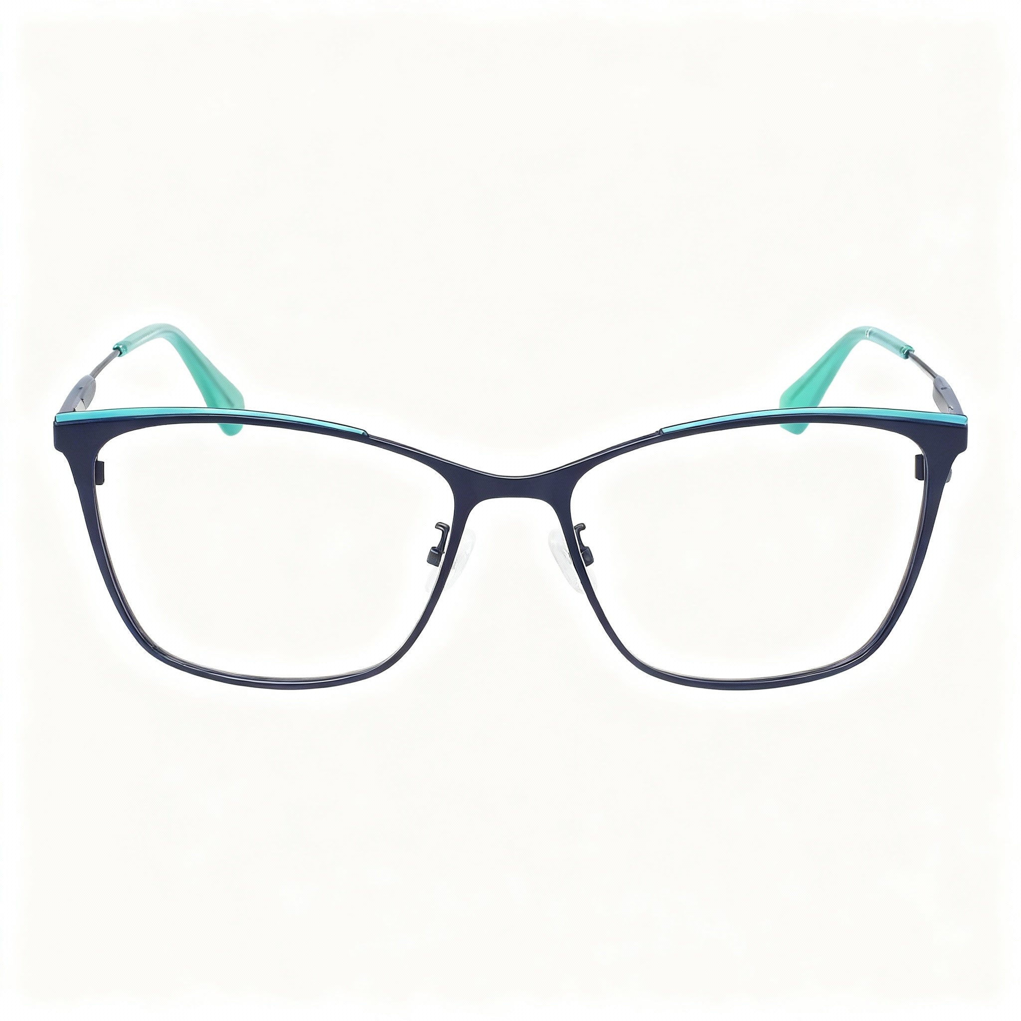 Calvin Klein Jeans CKJ21207 Women's Metal Eyeglasses, Navy Pool, Polycarbonate Non-polarized Lens, 53mm, Photo 4