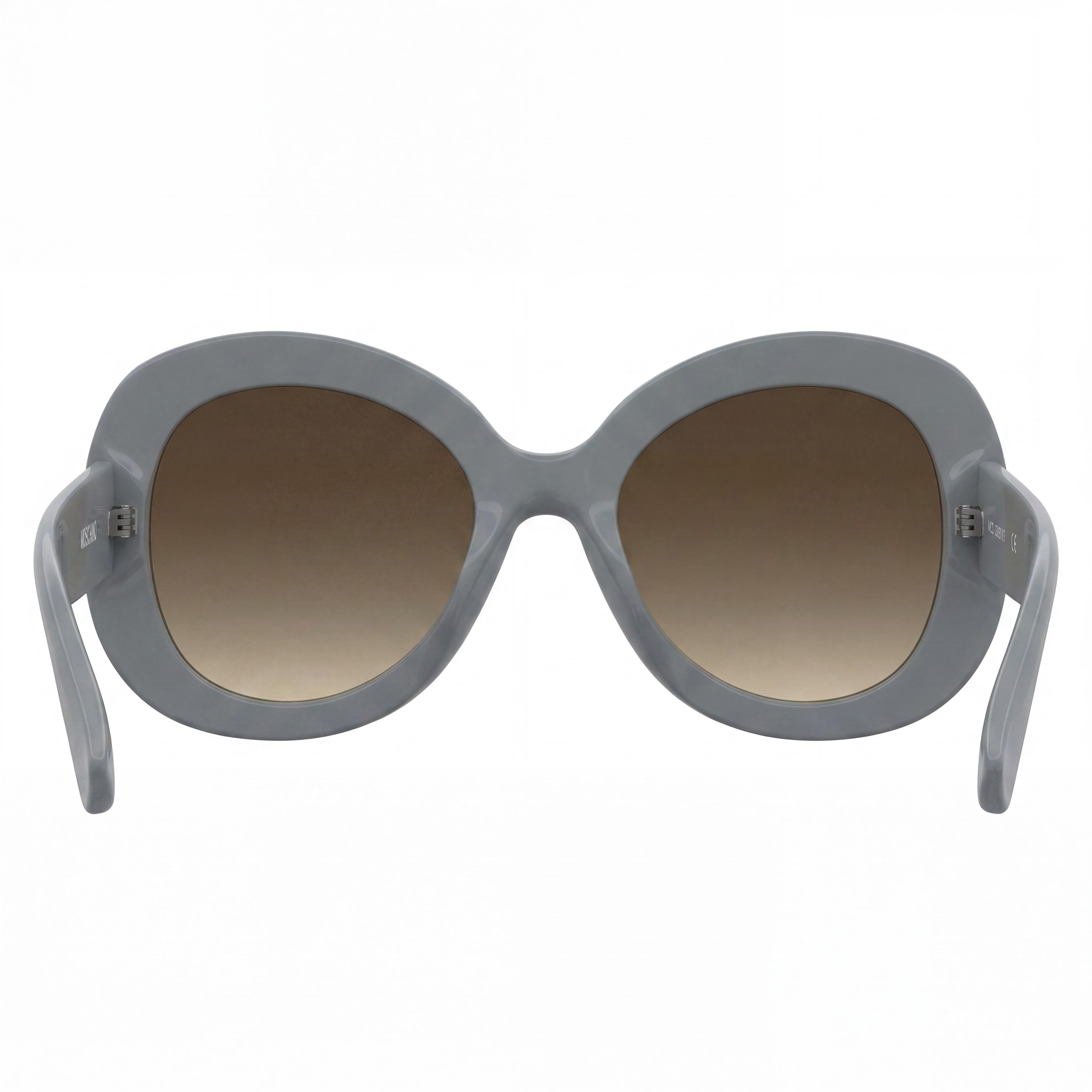 Moschino Gafas de sol informales para mujer CELULOSA PROP. INYEC. Montura azul azur Lente sombreada marrón 54-22-140, Photo 4