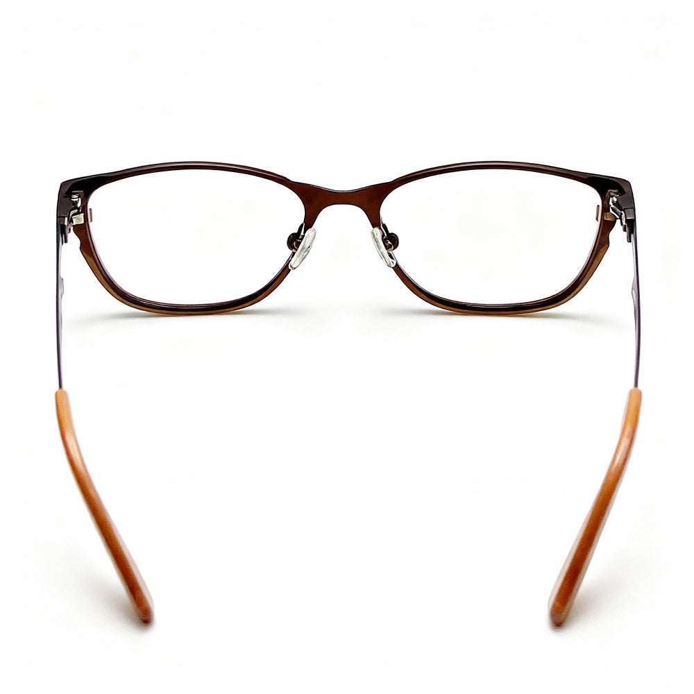 Converse K200 Men's Brown Optical Eyeglasses, Clear Non Polarized Plastic Lenses, Lens Width 47mm, Bridge 15mm, Temple 130mm