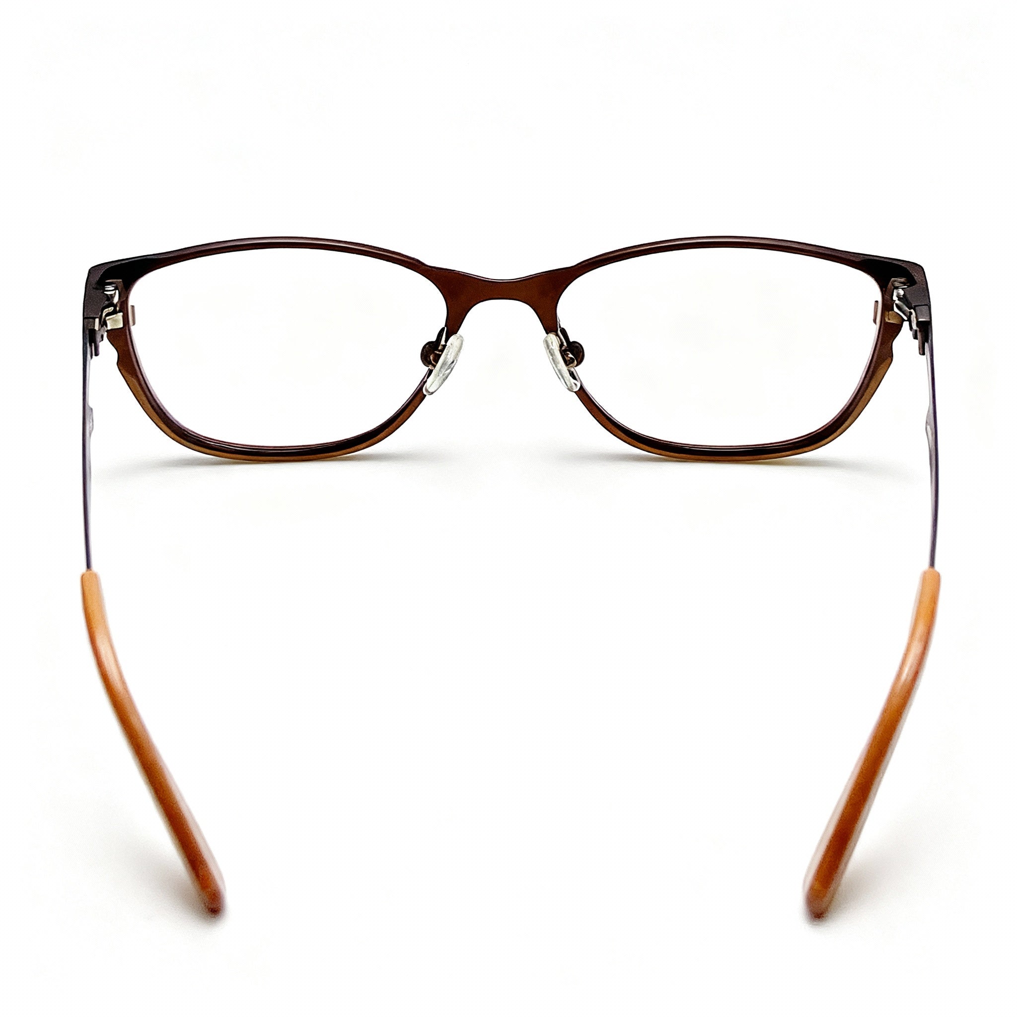 Converse K200 Men's Brown Optical Eyeglasses, Clear Non Polarized Plastic Lenses, Lens Width 47mm, Bridge 15mm, Temple 130mm, Photo 3