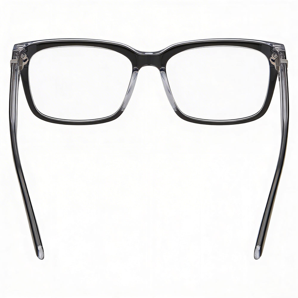 Guess Gu50084 Women's Black Crystal Plastic Frame Clear Lenses Optical Eyeglasses 54mm