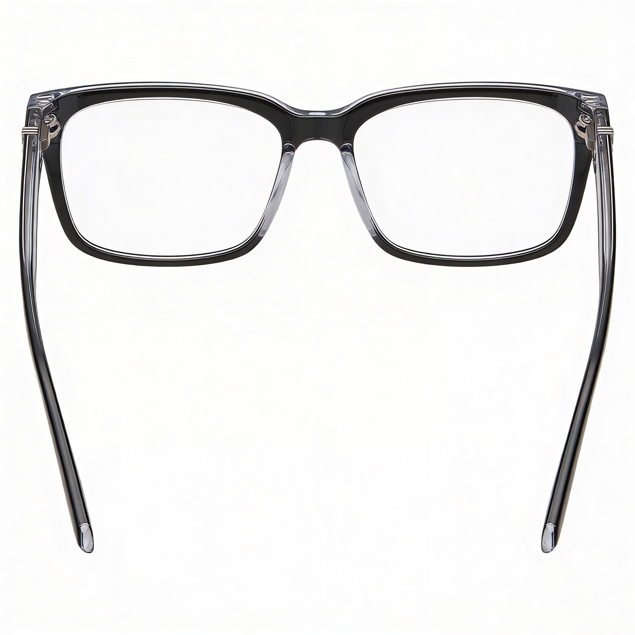 Gafas Ópticas Guess Gu50084 para Mujer, Montura de Plástico Negra con Cristales, Micas Transparentes, 54mm, Photo 3