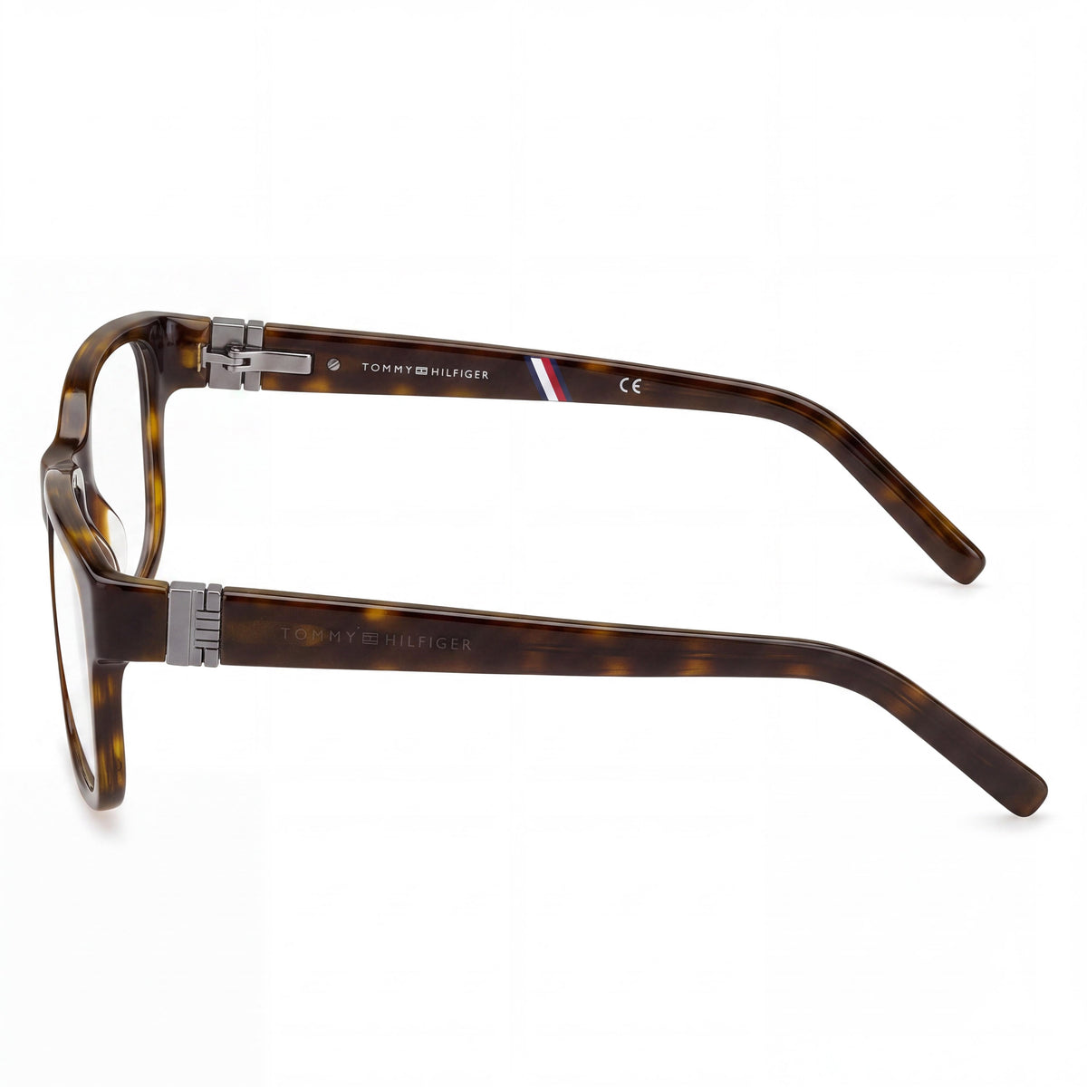 Tommy Hilfiger Modern Men's Havana Acetate Frame Non-polarized Polycarbonate Lenses Sunglasses 57mm, Photo 3