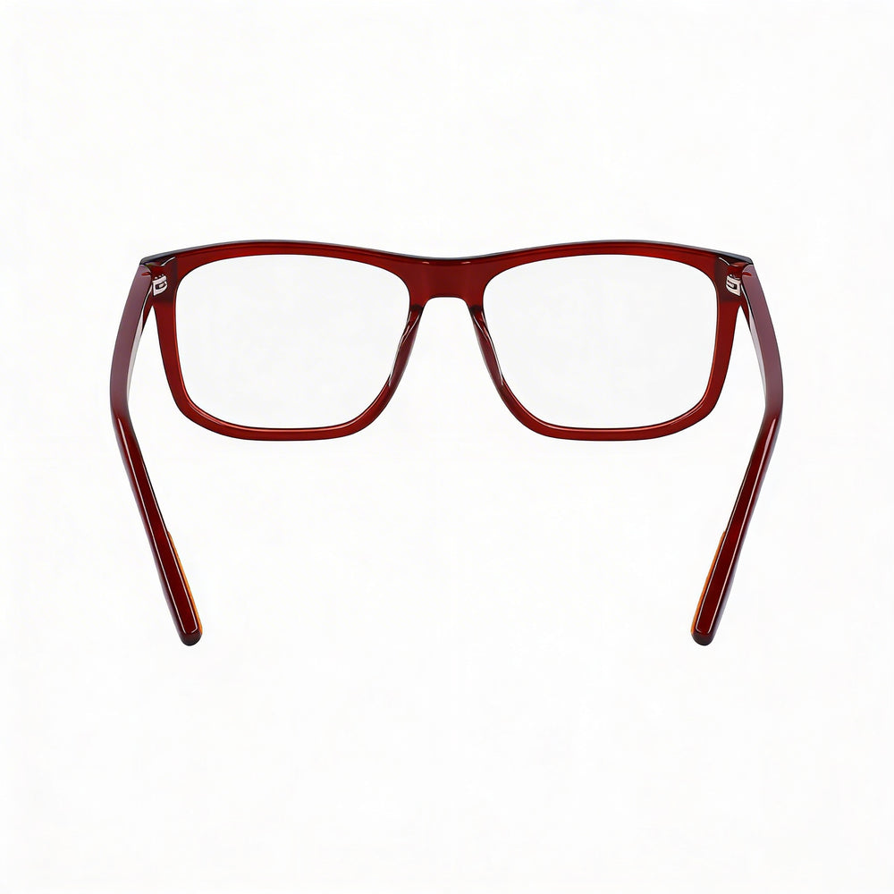 Nike 7163 Unisex Eyewear with Crystal Bordeaux Acetate Frame and Polycarbonate Lenses 55 millimetres