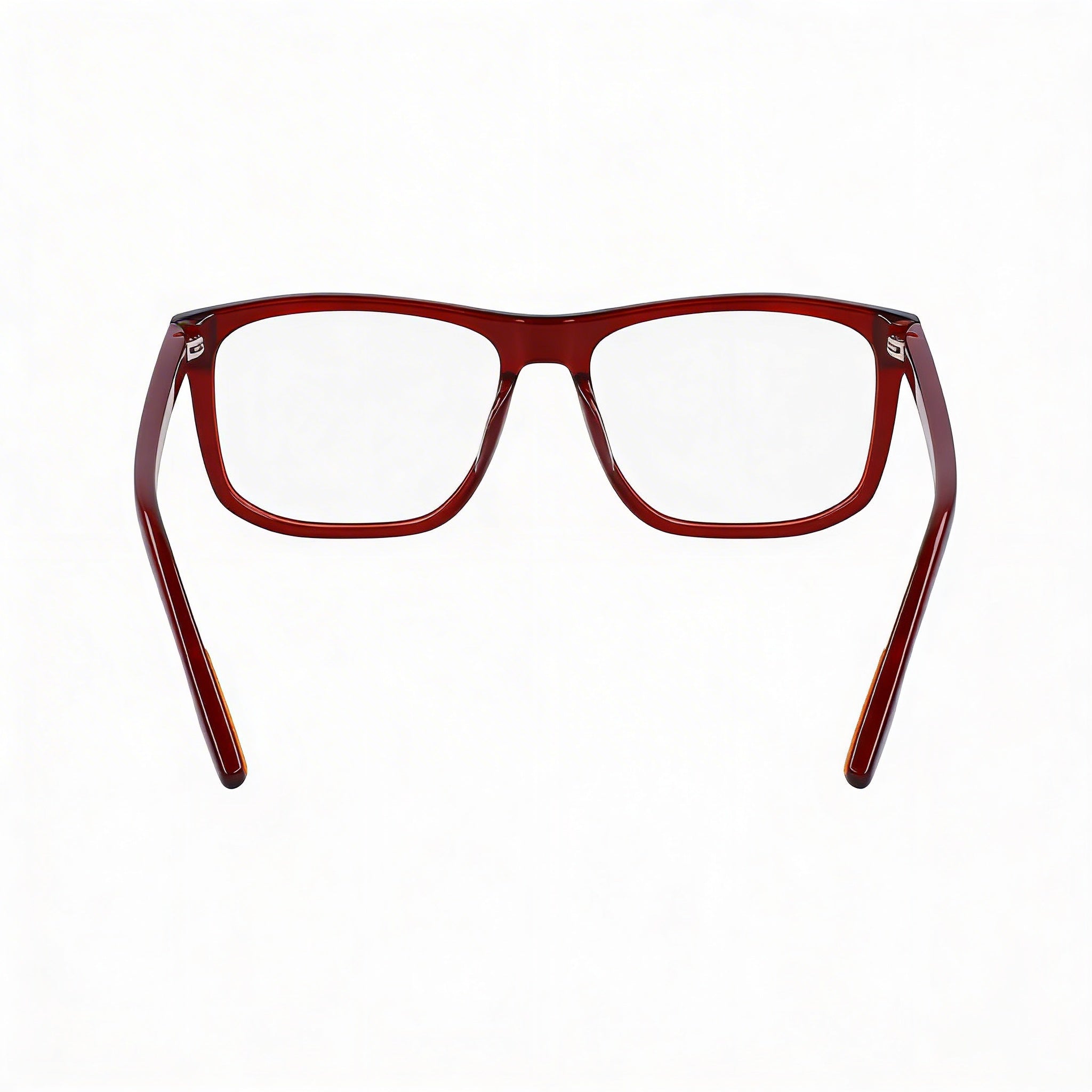 Gafas Unisex Nike 7163 con Montura de Acetato Burdeos Transparente y Lentes de Policarbonato de 55 milímetros, Photo 3