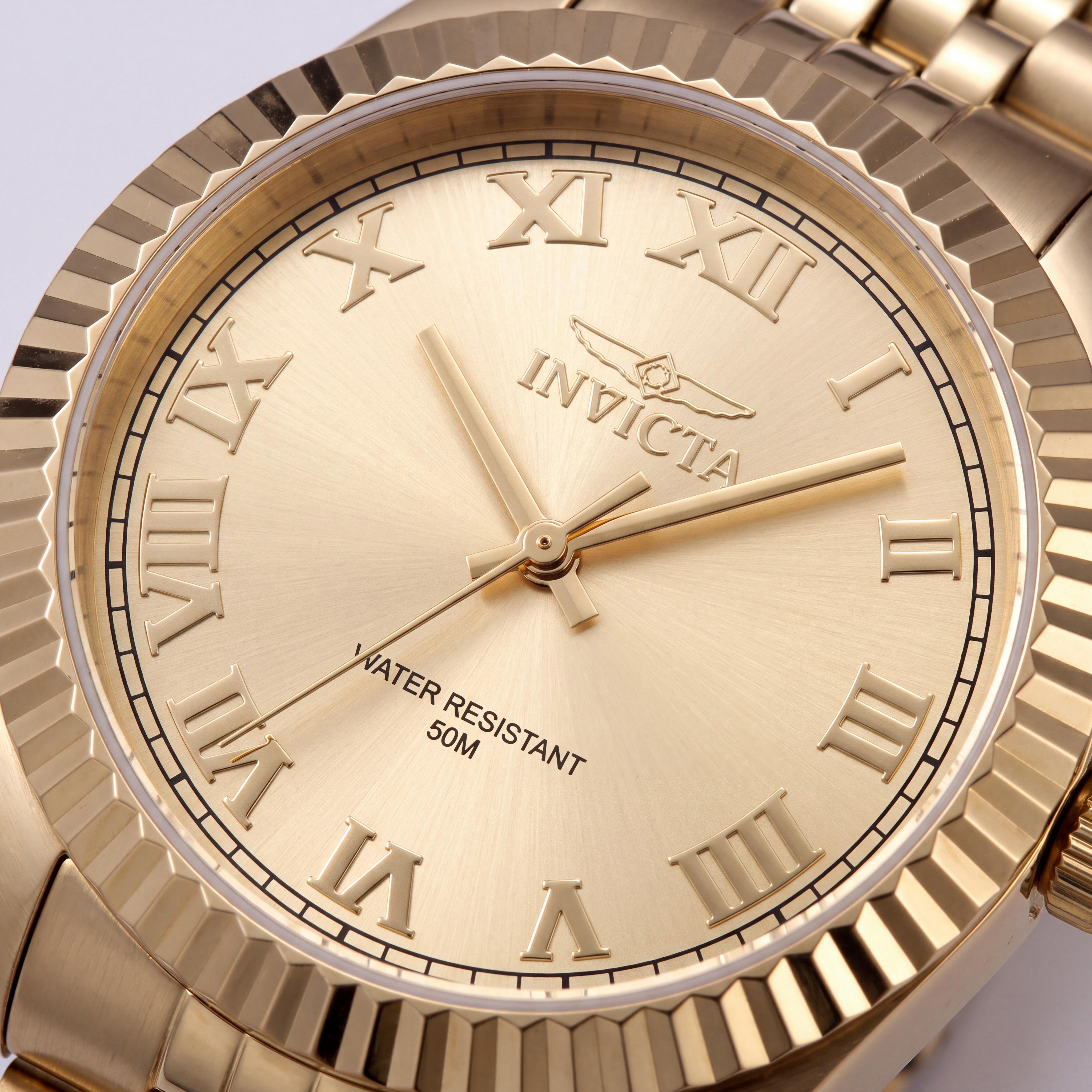 Invicta Specialty 47418 Unisex Gold Stainless Steel Quartz Bracelet Watch 36mm, Photo 2
